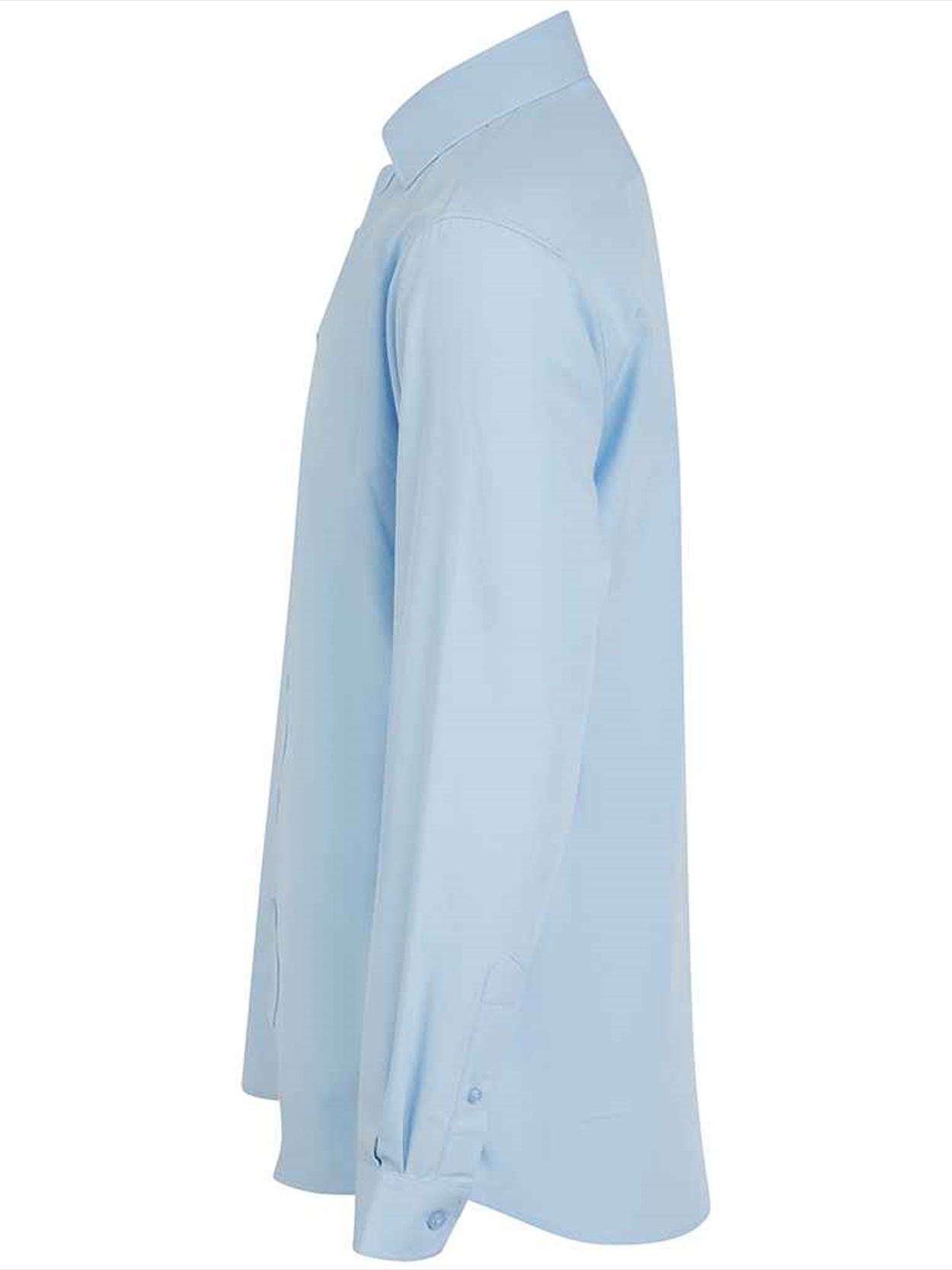 H582 Henbury Long Sleeved Cotton Feel Coolplus® Shirt Image 3