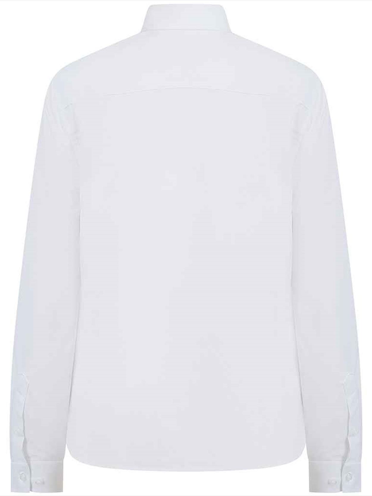 H583 Henbury Ladies Long Sleeved Cotton Feel Coolplus® Shirt Image 3
