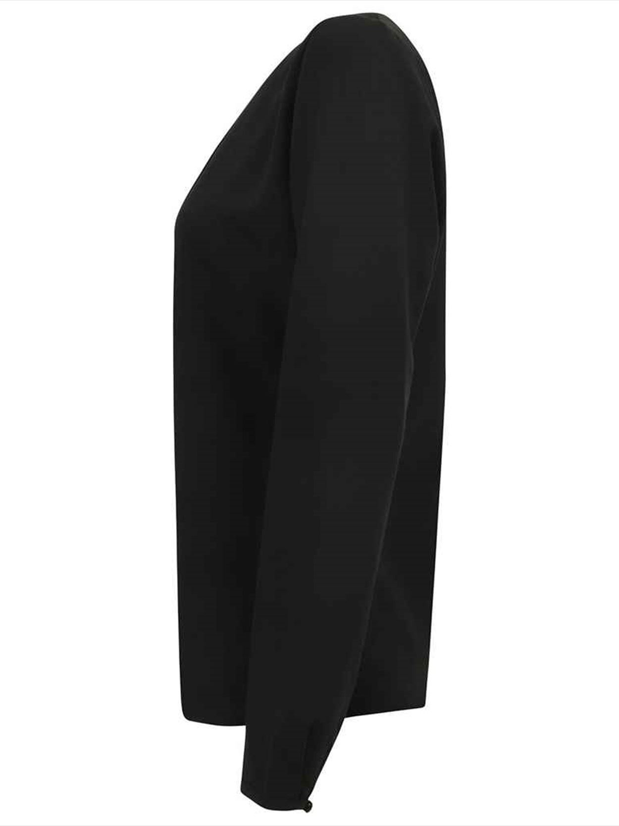 H598 Henbury Ladies Pleat Front Long Sleeve Blouse Image 3