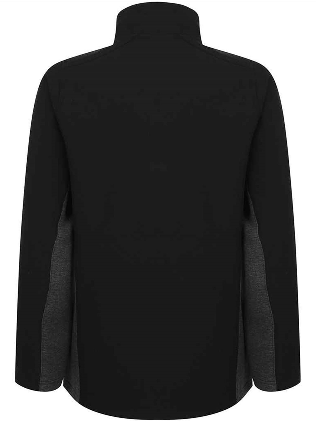 H835 Henbury Unisex Contrast Soft Shell Jacket Image 2