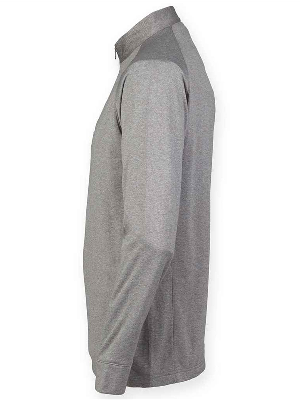 H862 Henbury Zip Neck Wicking Top Image 3