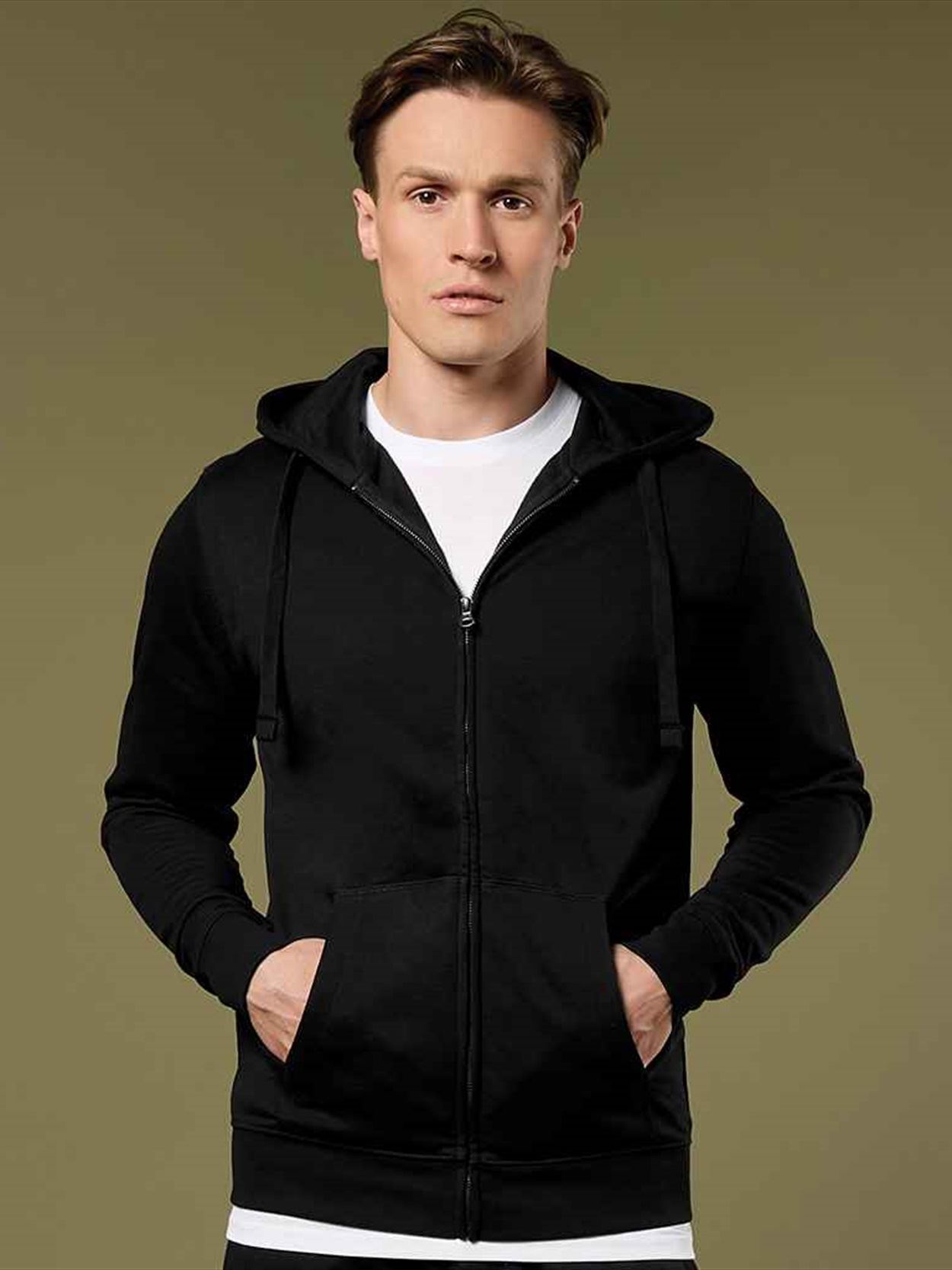 K303 KK303 Kustom Kit Klassic Zip Hooded Sweatshirt Image 1