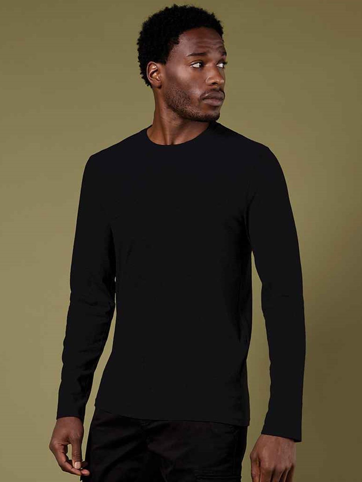 K510 KK510 Kustom Kit Long Sleeve Fashion Fit Superwash® 60°C T-Shirt Image 1