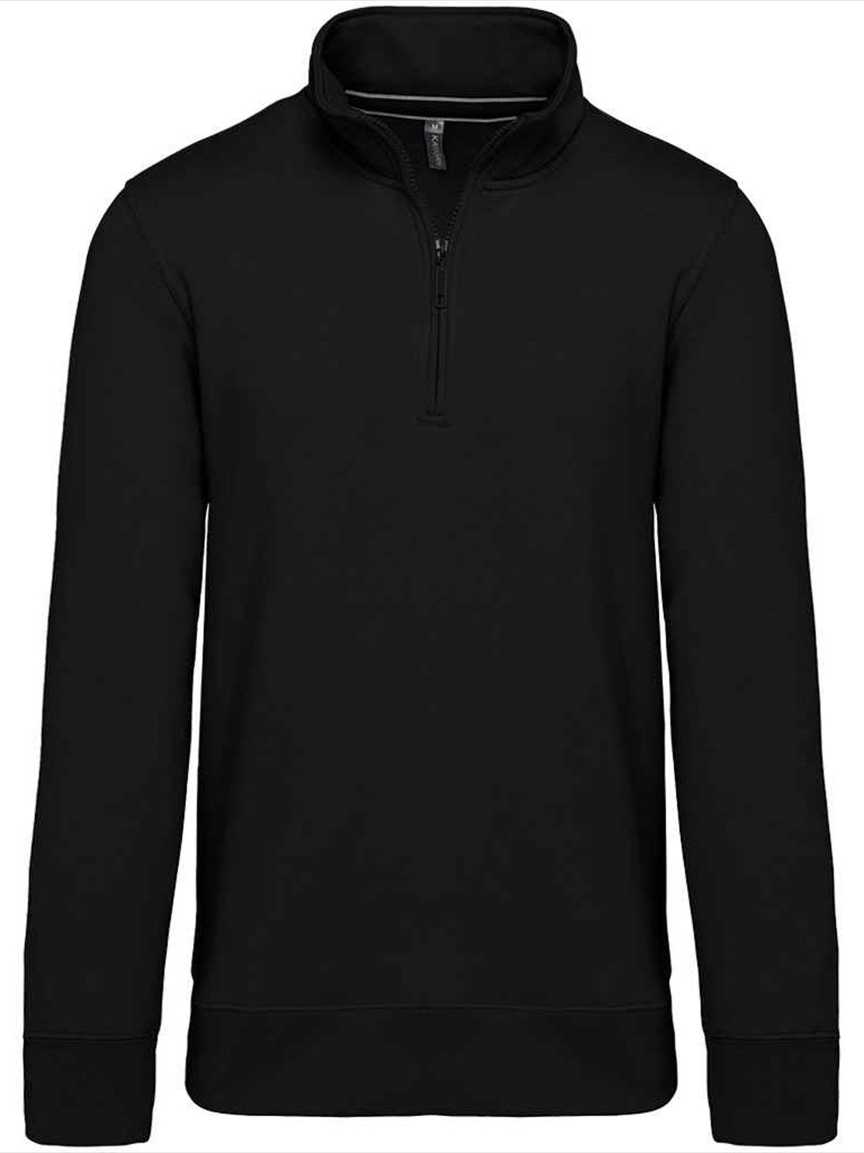 KB487 K487 Kariban Zip Neck Sweatshirt Image 1