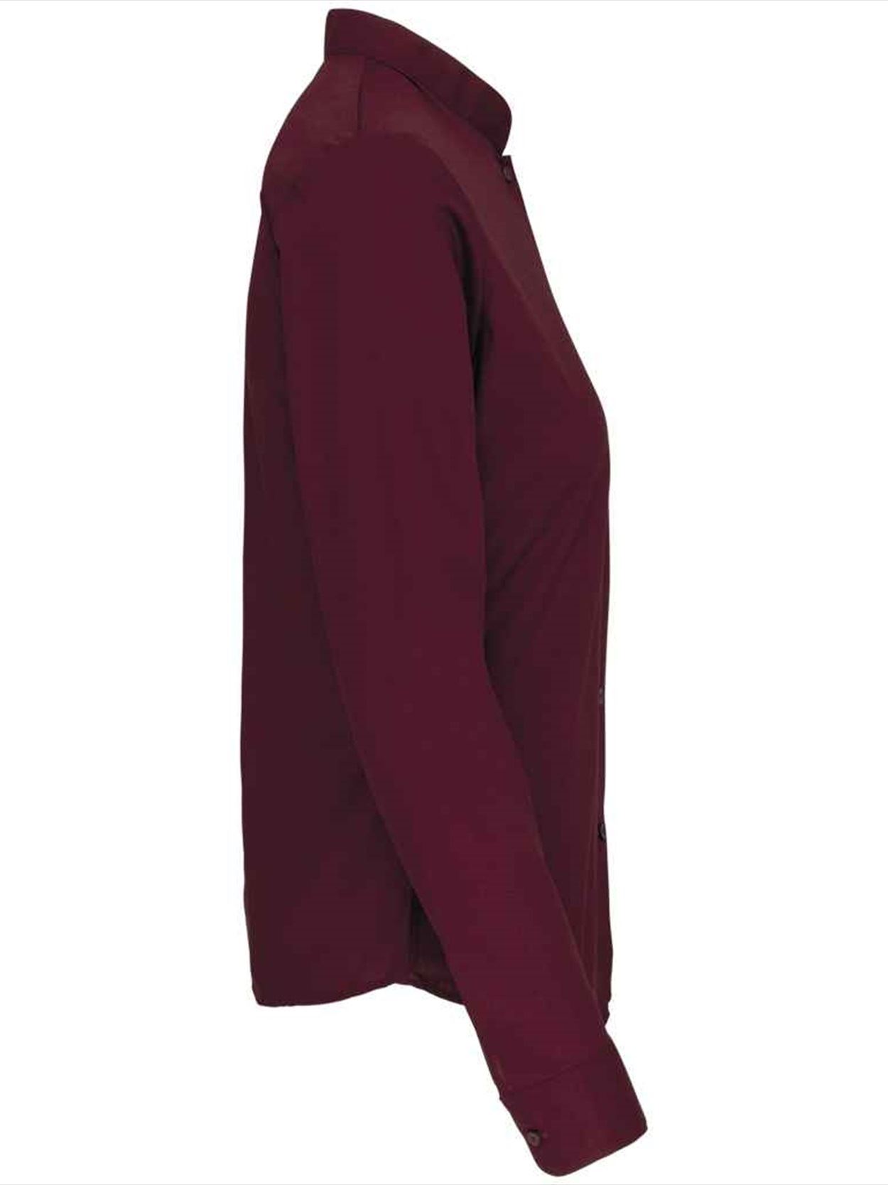KB514 K514 Kariban Ladies Long Sleeve Mandarin Collar Shirt Image 3
