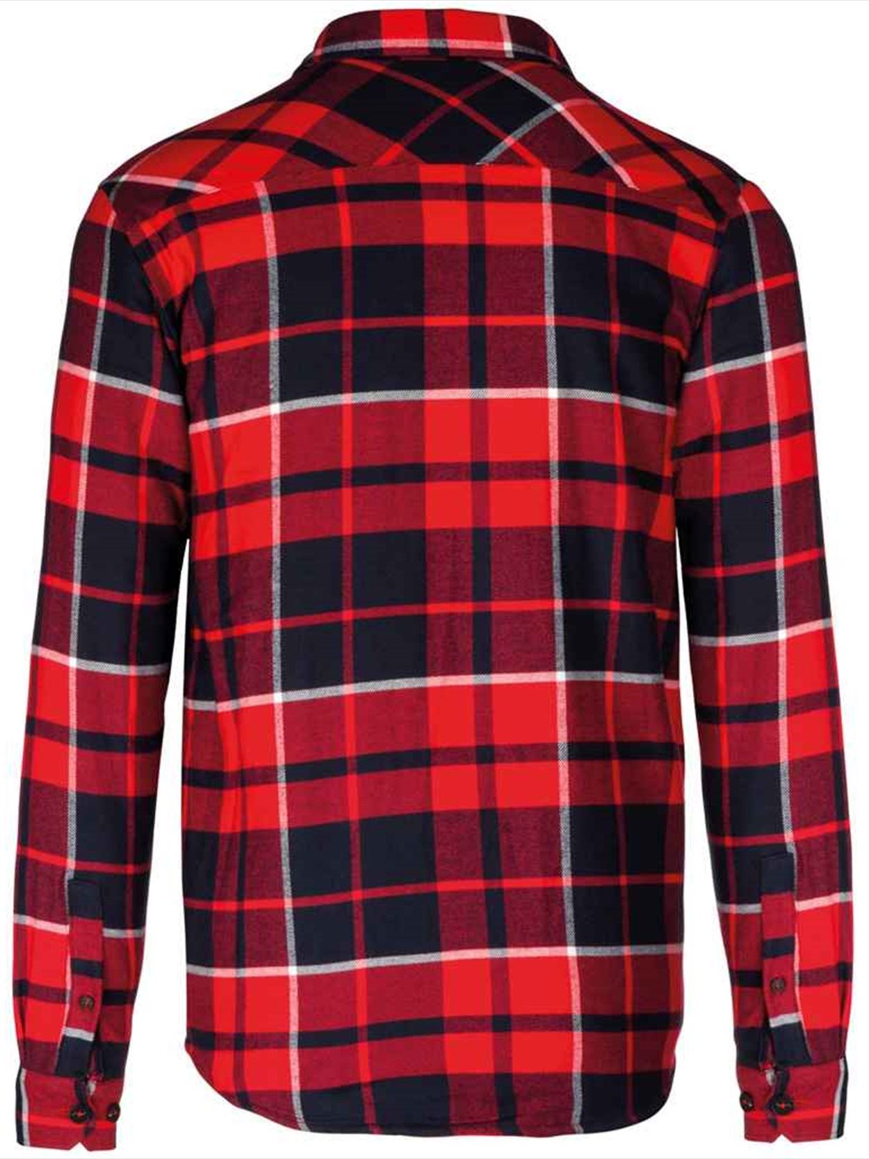 KB579 K579 Kariban Sherpa Lined Checked Shirt Jacket Image 2