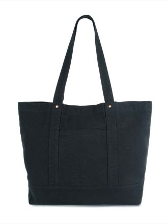 KI3214 Kimood Washed Cotton Shopper Bag