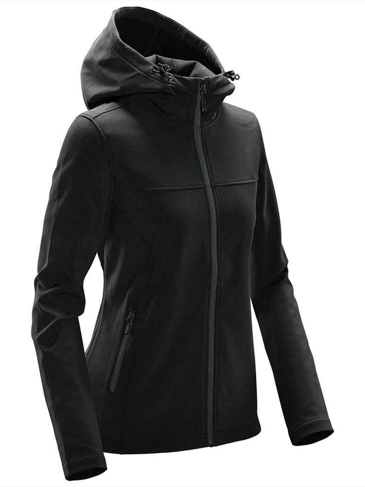 KSH-1W Stormtech Ladies Orbiter Hooded Soft Shell Jacket Image 3