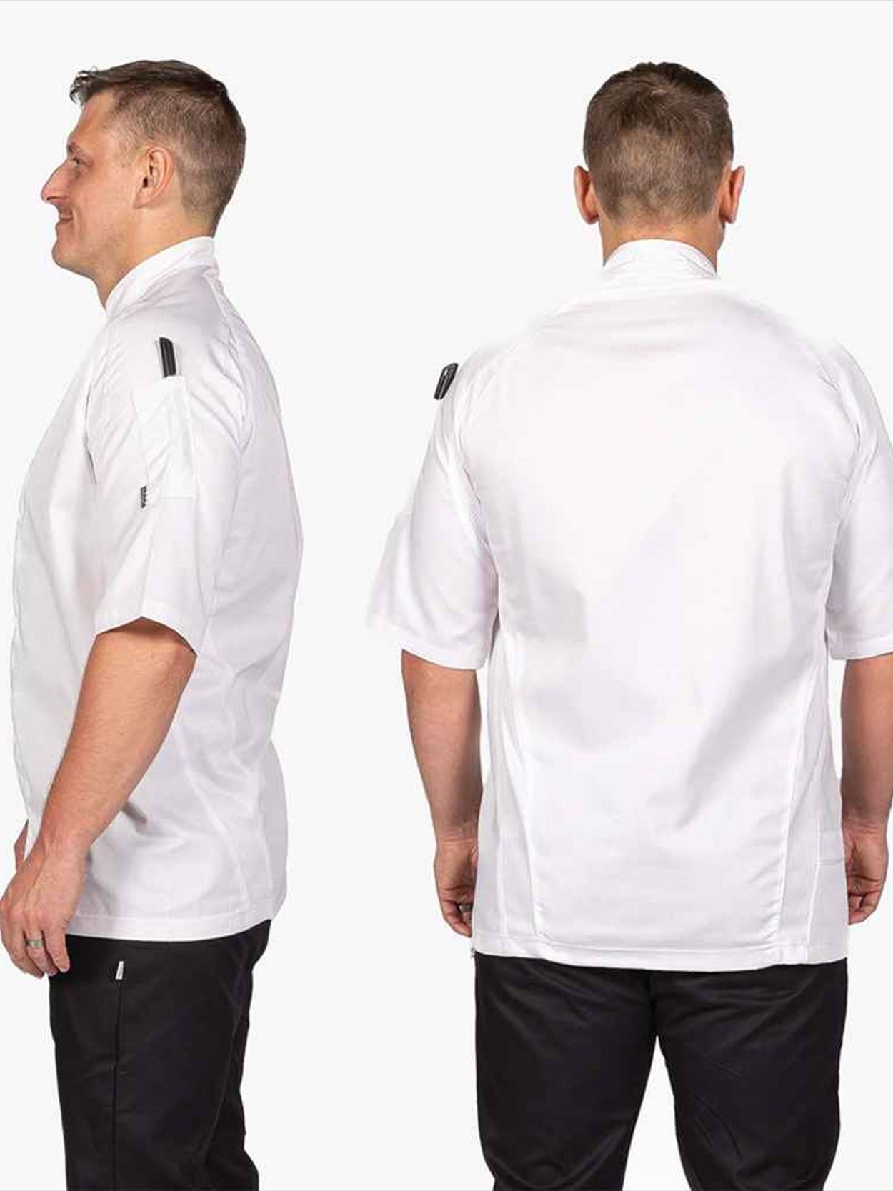 LE003 DE11 Le Chef Short Sleeve Executive Jacket Image 1