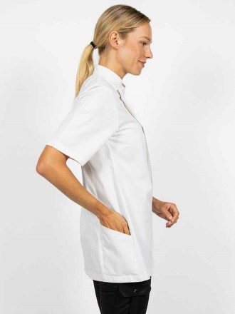 LE015 DE20 Le Chef Staycool® Tencel™/Polyester Short Sleeve Tunic