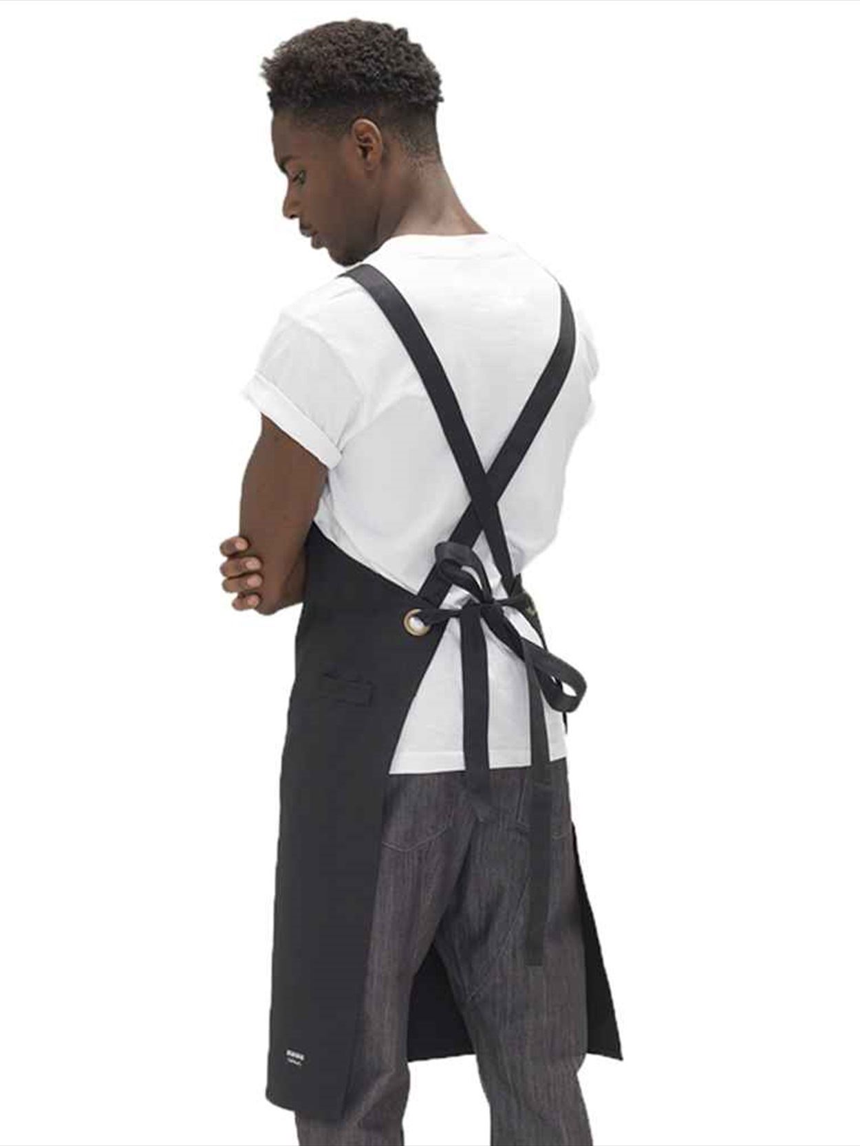 LE102 DE109 Le Chef Crossover Bib Apron Image 1