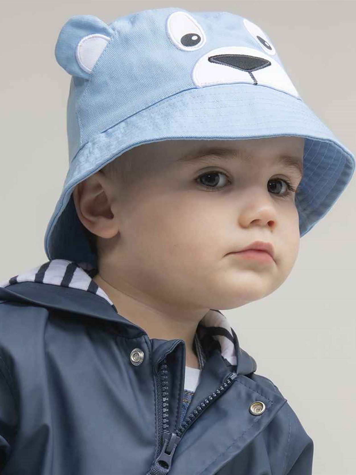 LW093 Larkwood Baby/Toddler Character Bucket Hat Image 1