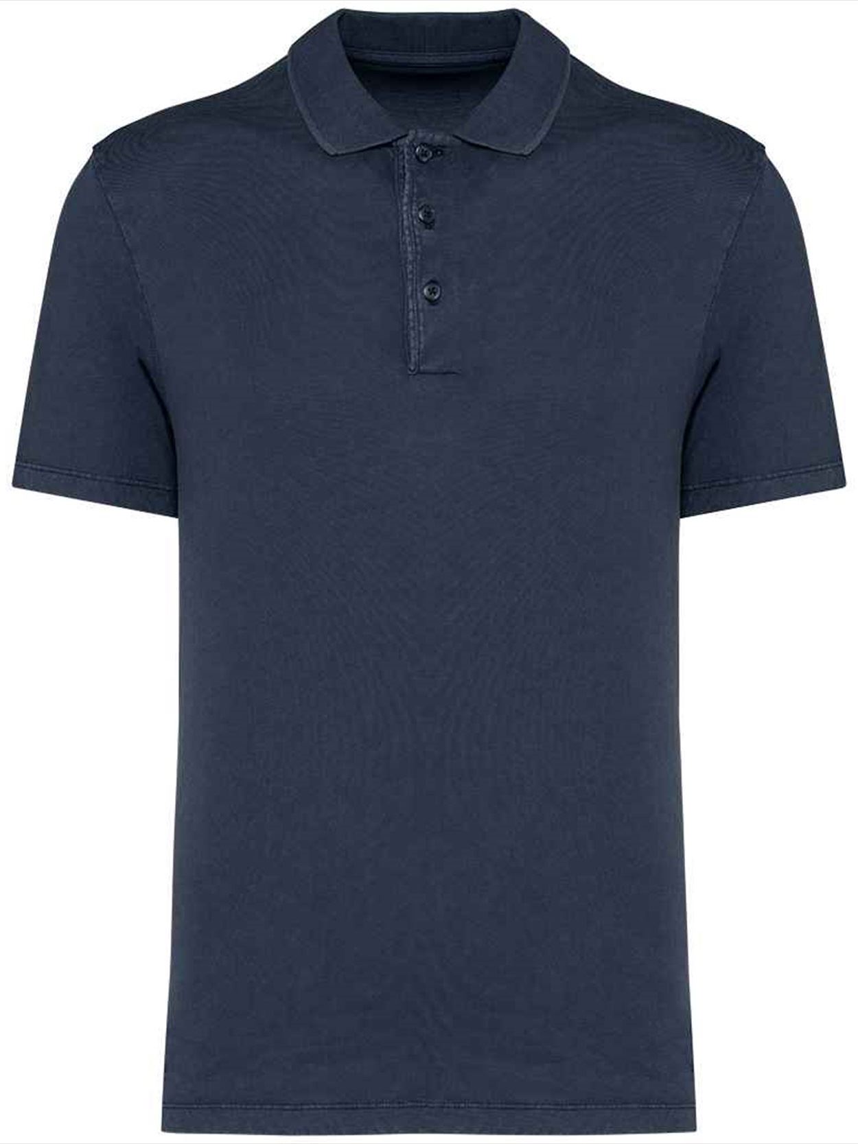 NS201 Native Spirit Washed Jersey Polo Shirt Image 1