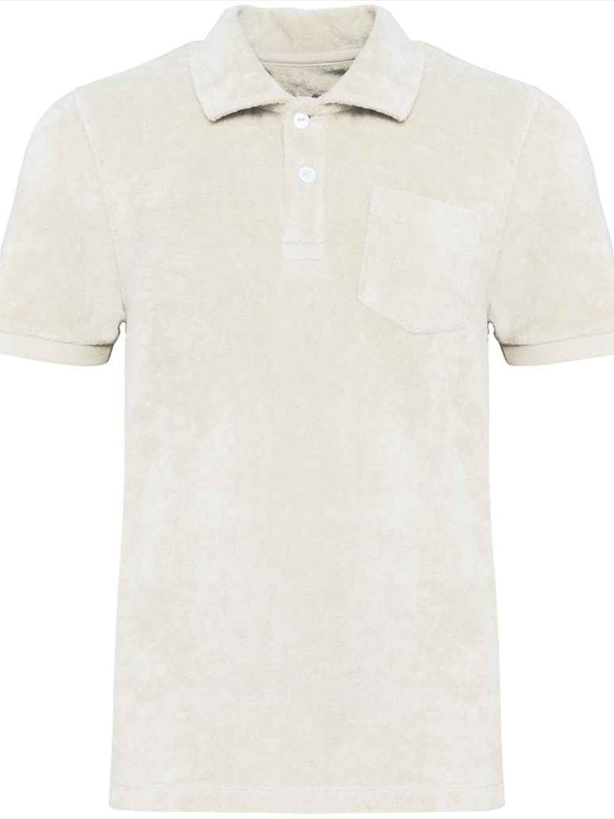 NS218 Native Spirit Kids Terry Towel Polo Shirt Image 1