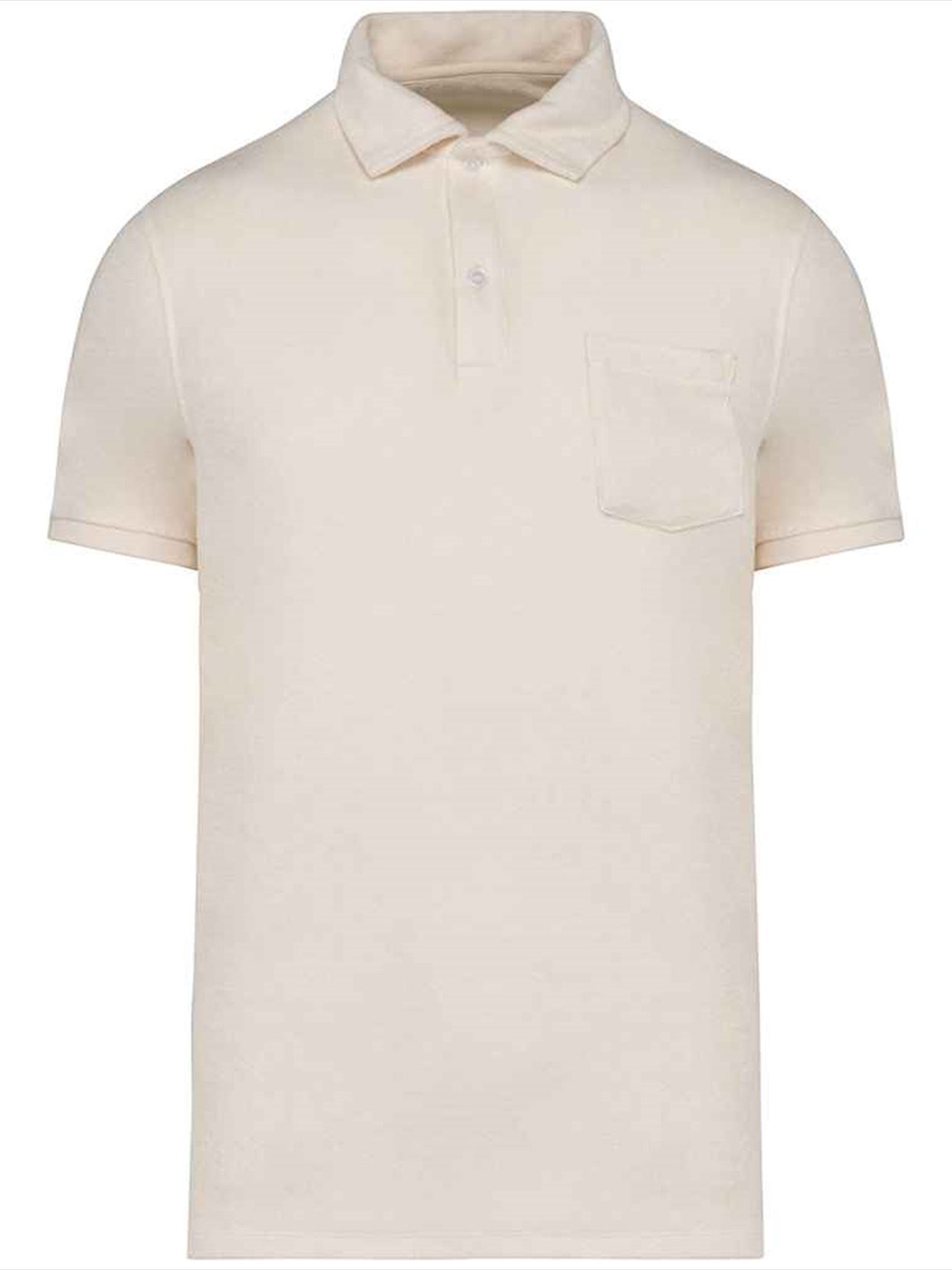 NS227 Native Spirit Terry Towel Polo Shirt Image 1