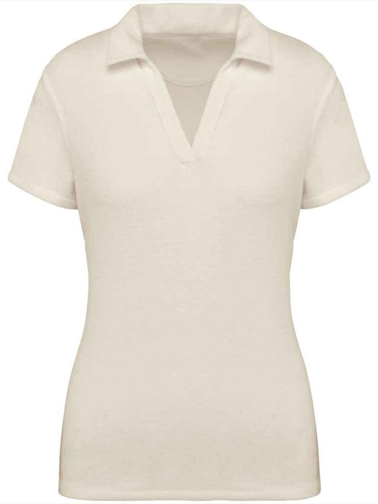 NS228 Native Spirit Ladies Terry Towel Polo Shirt Image 1