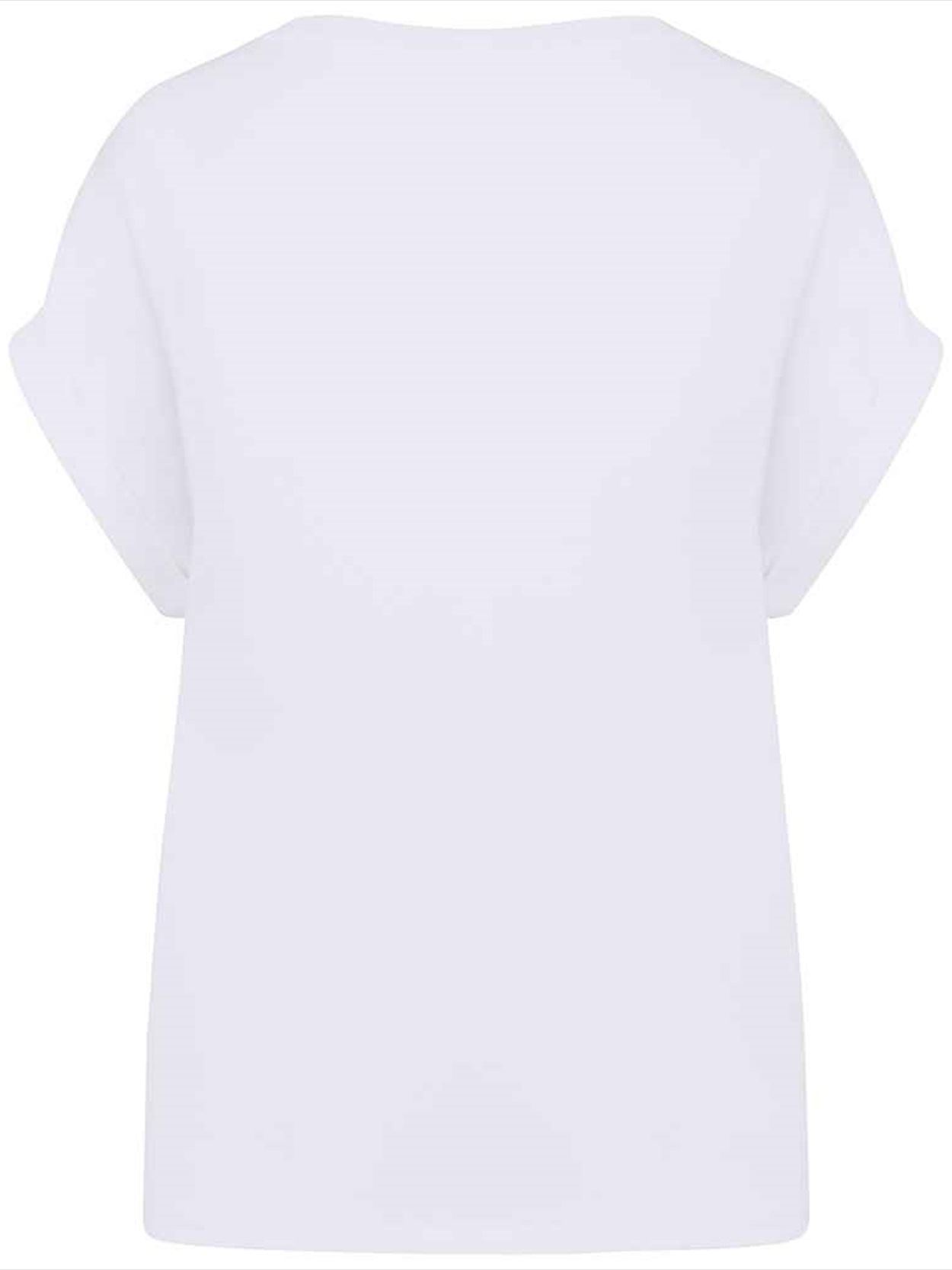 NS309 Native Spirit Ladies Roll-Up Sleeve T-Shirt Image 2