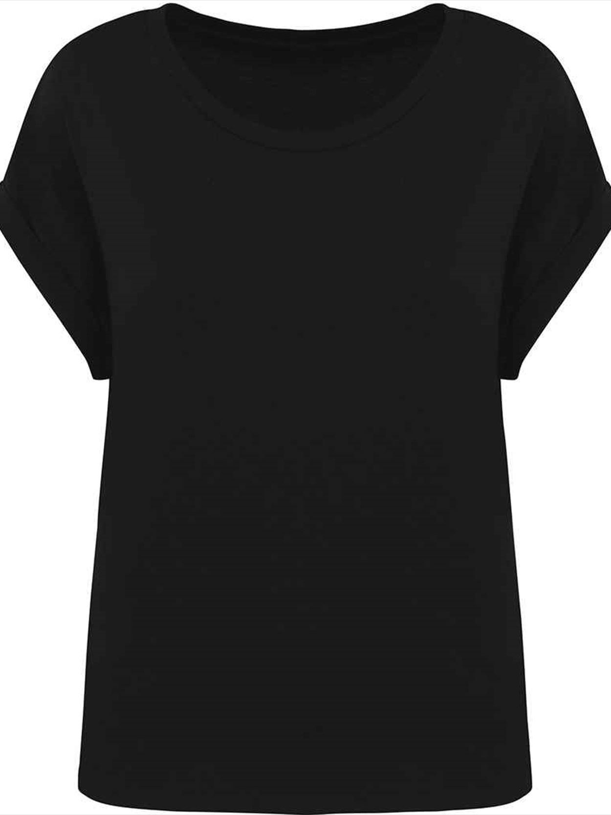 NS309 Native Spirit Ladies Roll-Up Sleeve T-Shirt Image 1