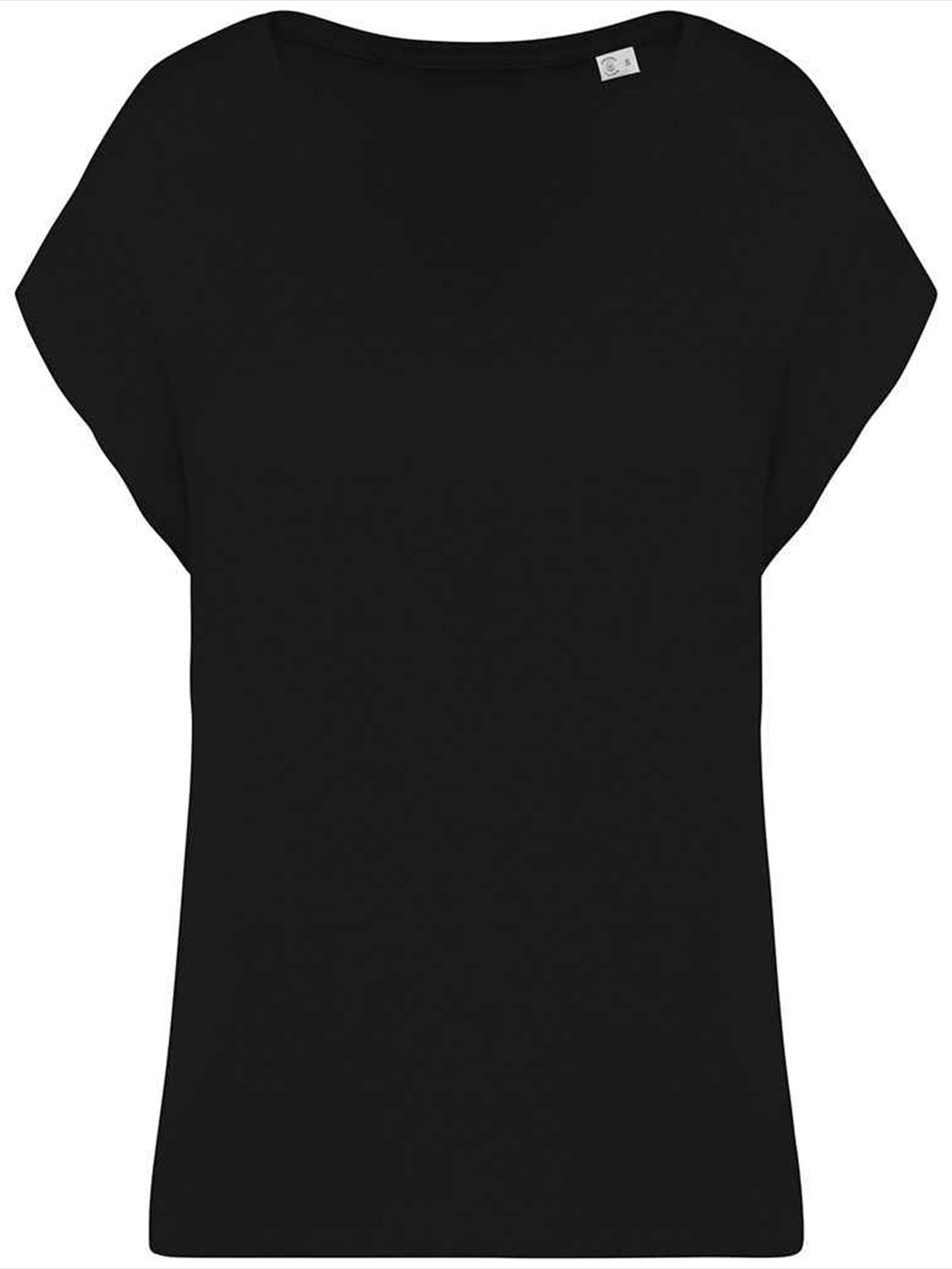 NS312 Native Spirit Ladies Oversized V Neck T-Shirt Image 1