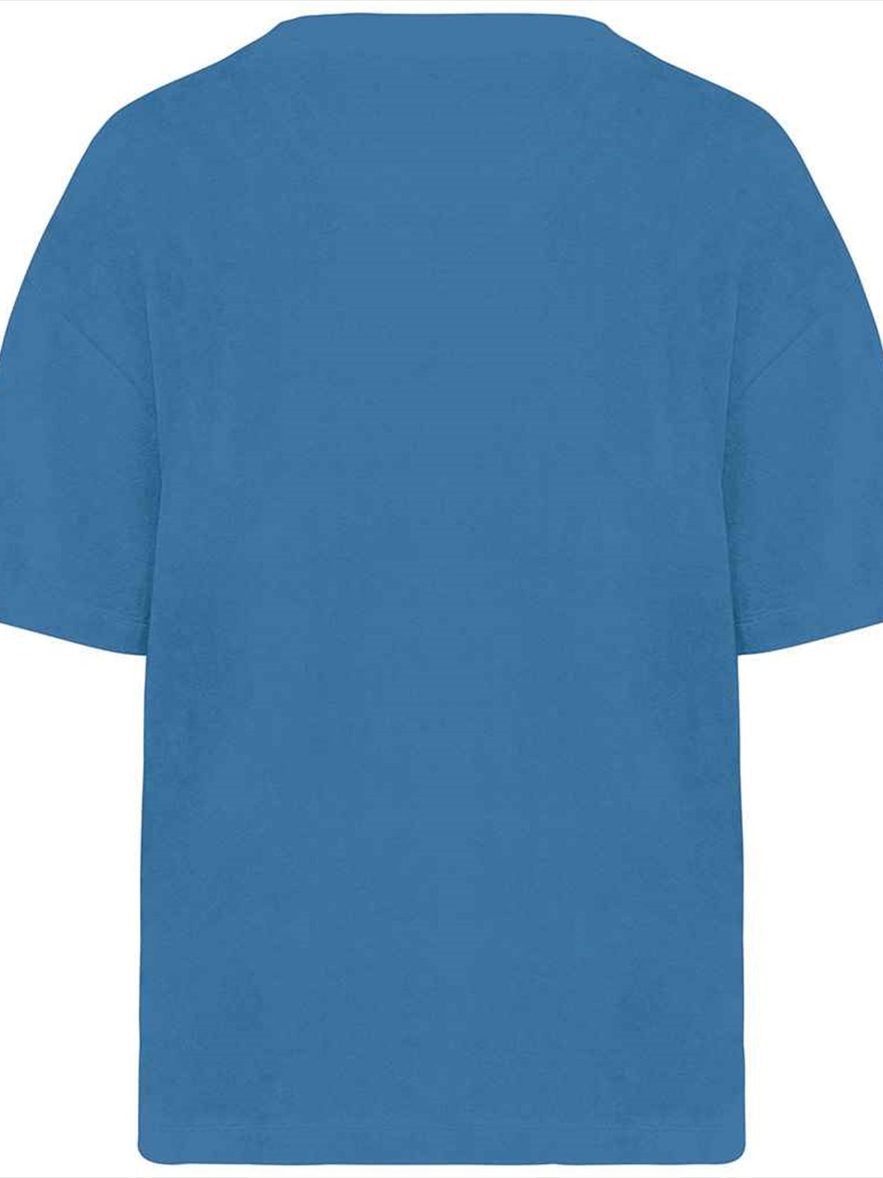 NS328 Native Spirit Ladies Terry Towel T-Shirt Image 2