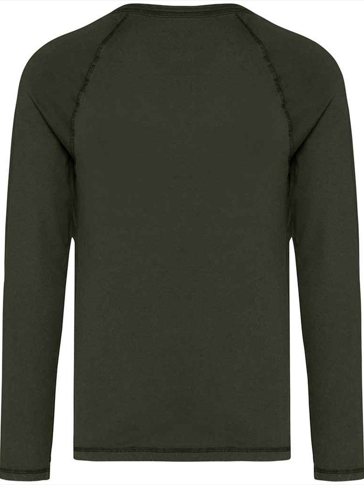 NS338 Native Spirit Raglan Long Sleeve Washed T-Shirt Image 2