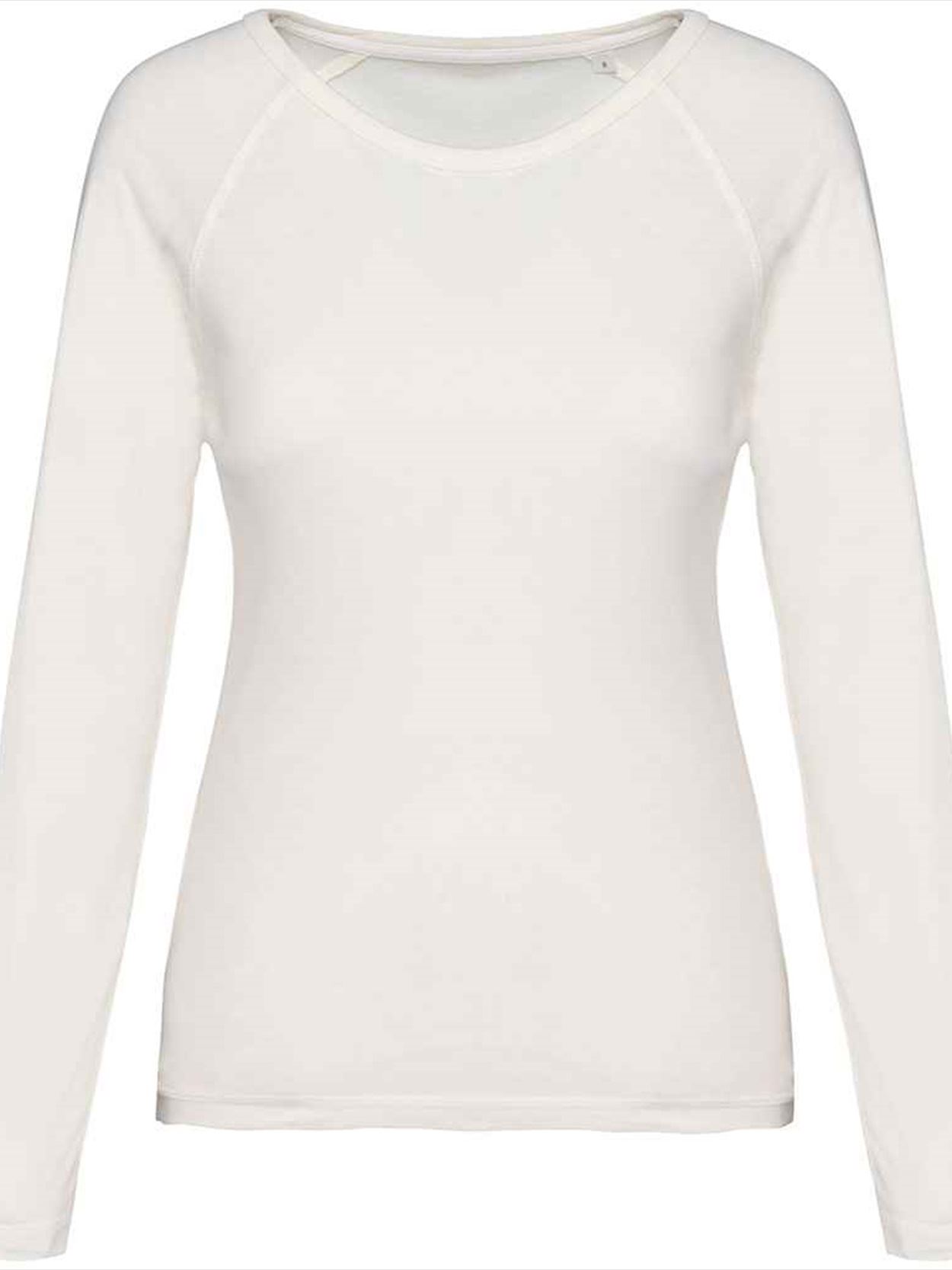 NS339 Native Spirit Ladies Raglan Long Sleeve Washed T-Shirt Image 1