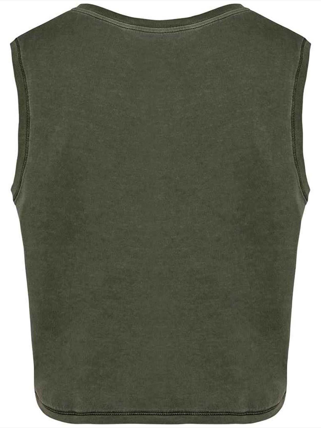 NS342 Native Spirit Ladies Cropped Tank Top Image 2
