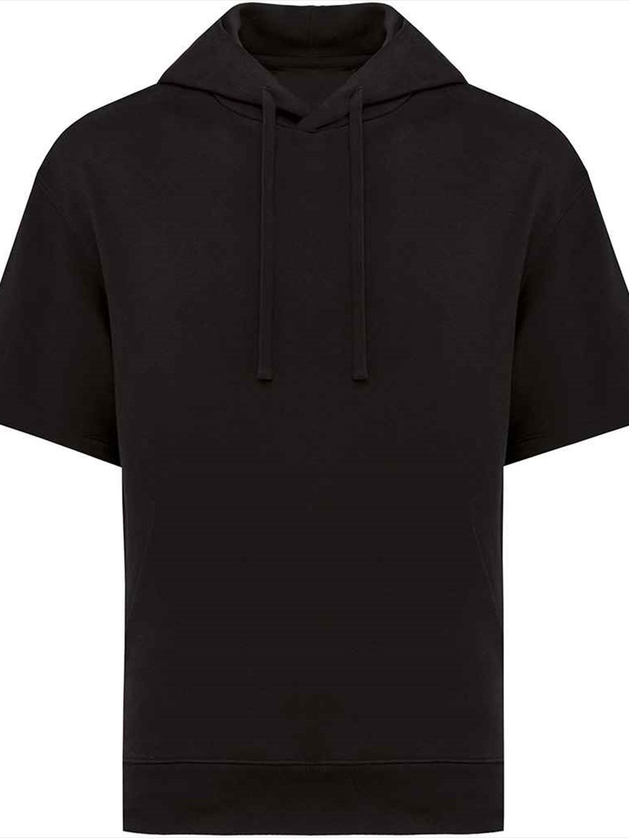 NS406 Native Spirit Unisex French Terry Short Sleeve Hooded Sweatshirt Image 1