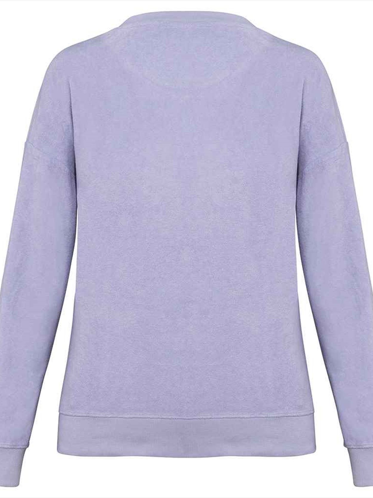 NS413 Native Spirit Ladies Terry Towel Sweatshirt Image 2