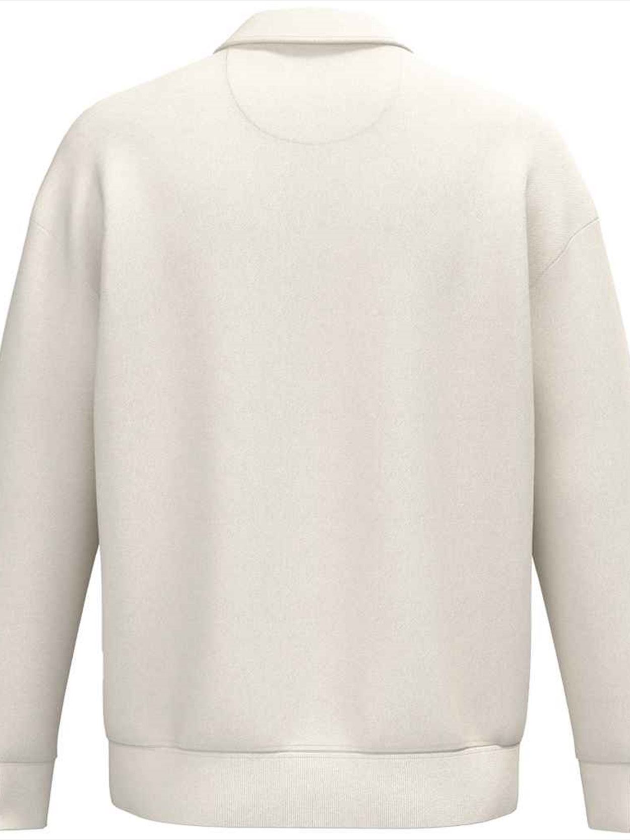 NS432 Native Spirit Unisex 1/4 Zip Sweatshirt with Polo Collar Image 2