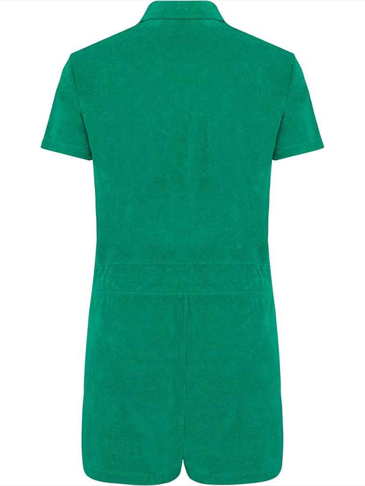NS5002 Native Spirit Ladies Terry Towel Short Overall Image 2