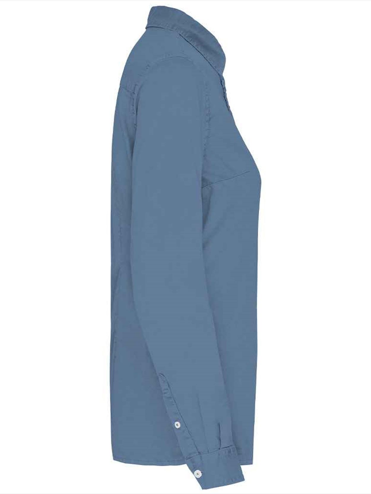 NS503 Native Spirit Ladies Washed Long Sleeve Shirt Image 3