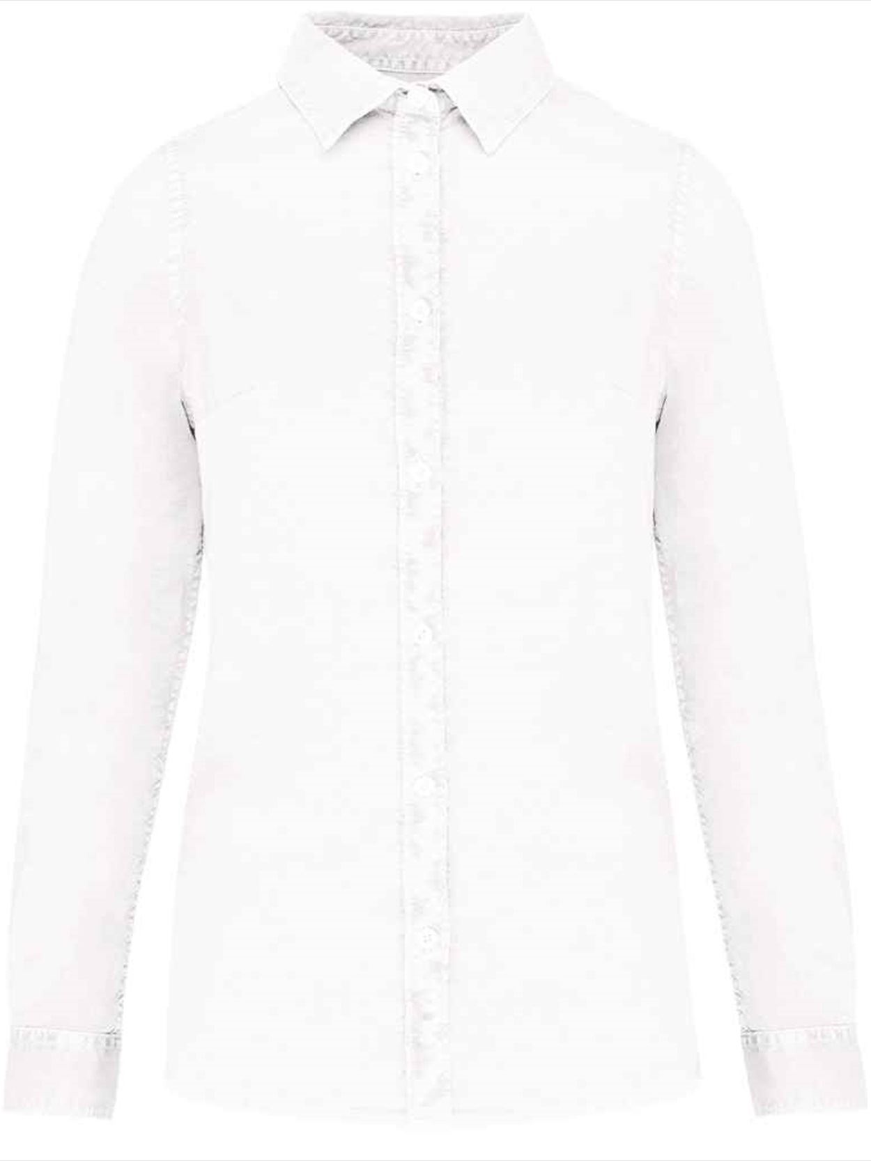 NS503 Native Spirit Ladies Washed Long Sleeve Shirt Image 1