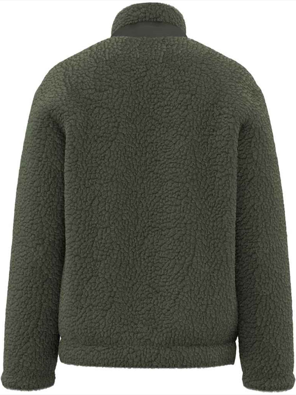 NS604 Native Spirit Unisex Sherpa Jacket Image 2