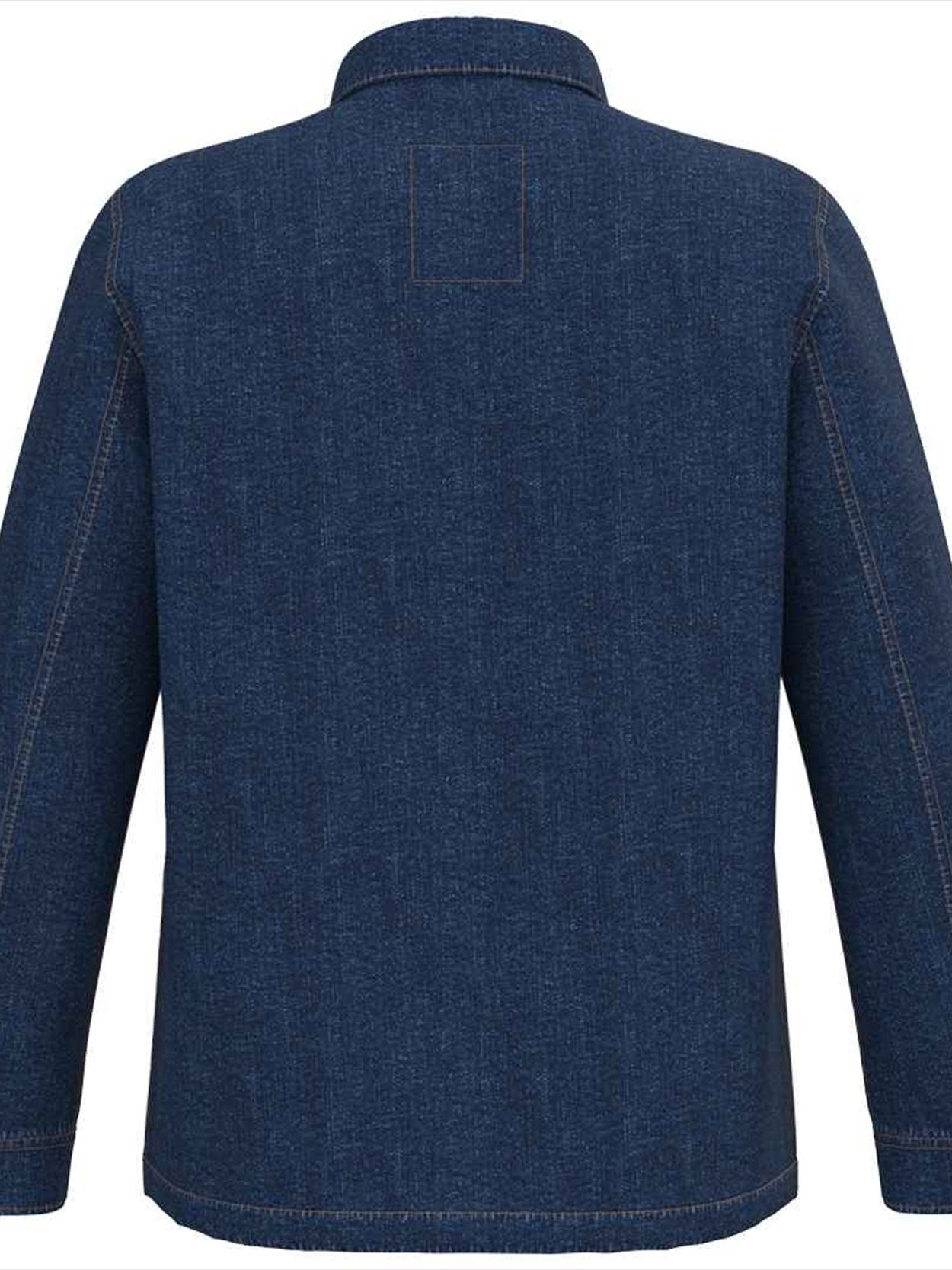 NS614 Native Spirit Unisex Dropped Shoulder Denim Jacket Image 2