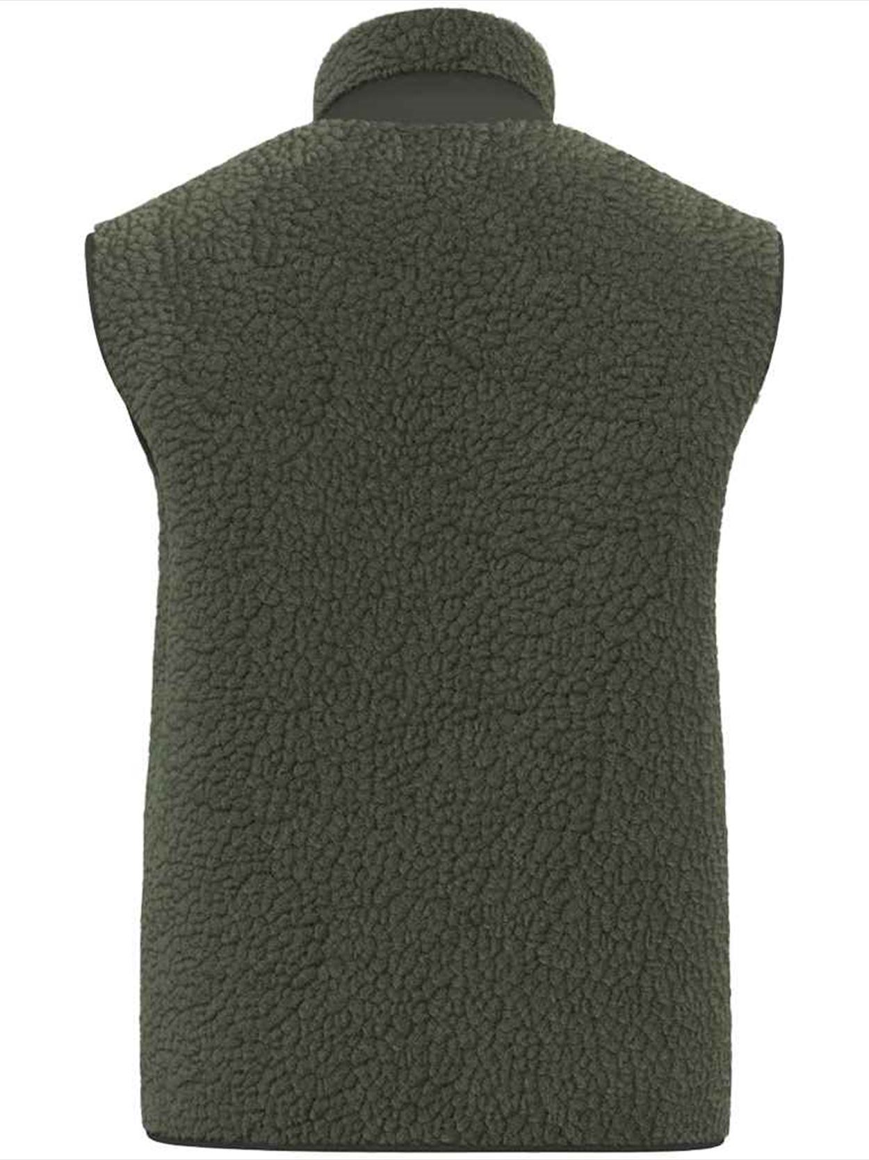 NS624 Native Spirit Unisex Sherpa Bodywarmer Image 2