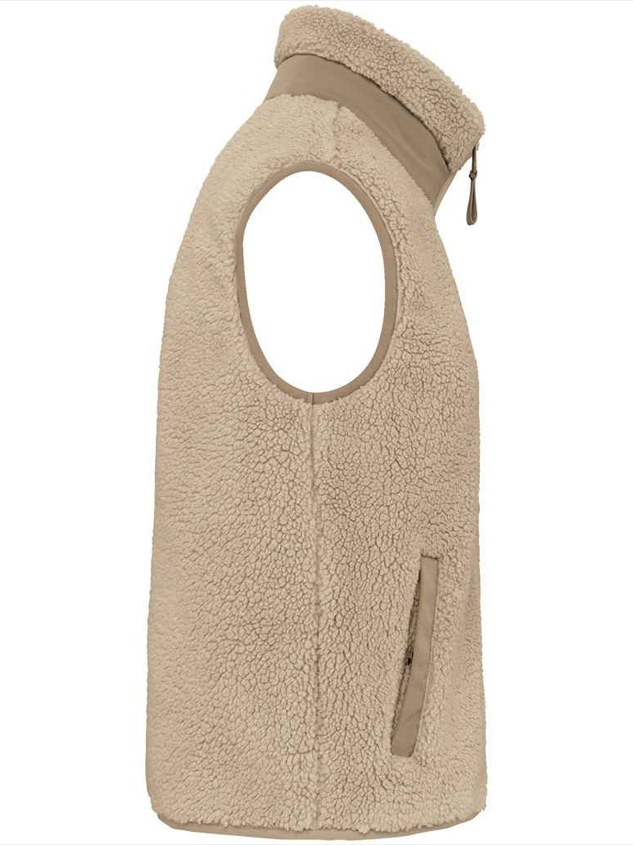 NS624 Native Spirit Unisex Sherpa Bodywarmer Image 3
