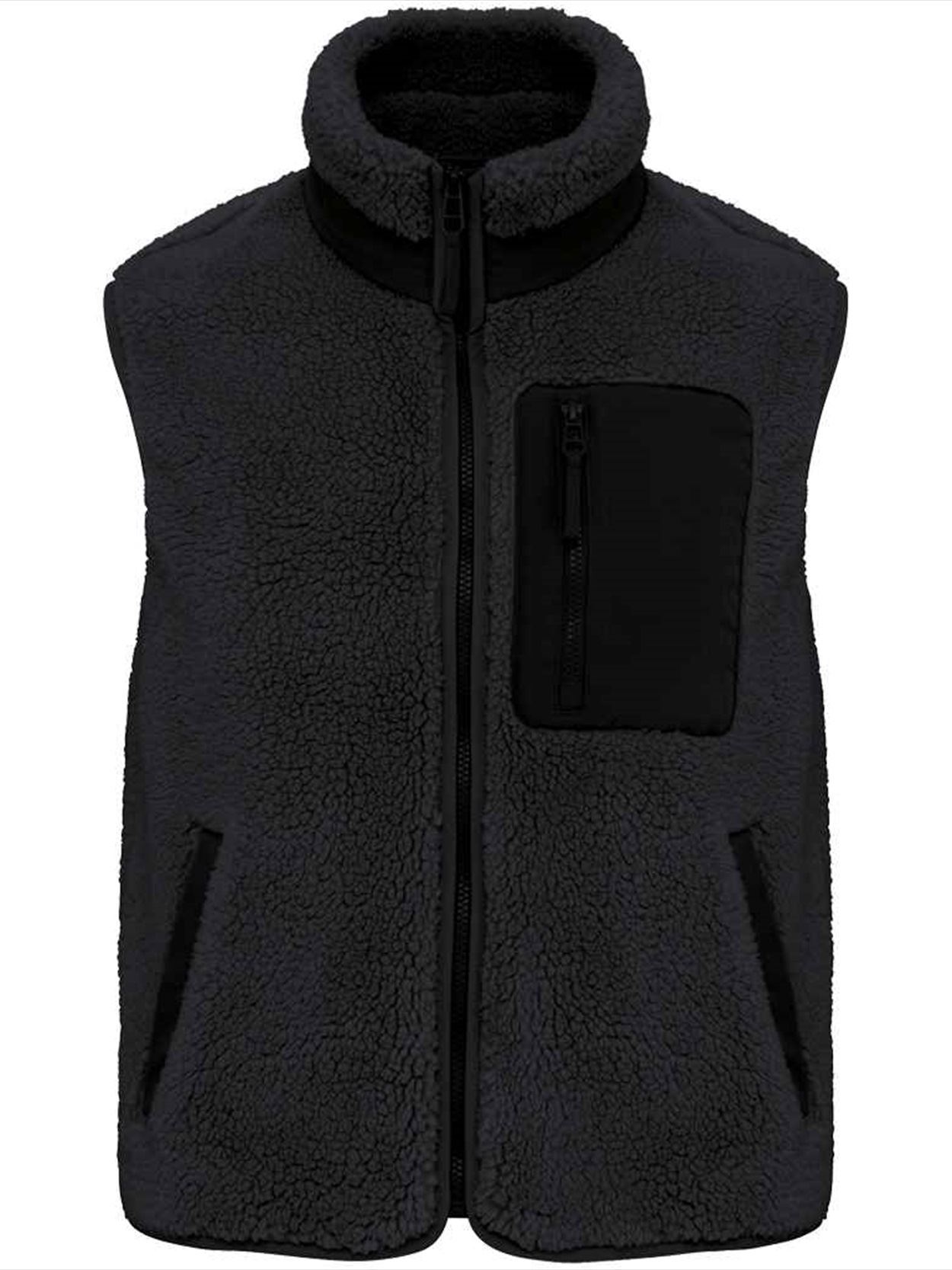 NS624 Native Spirit Unisex Sherpa Bodywarmer Image 1