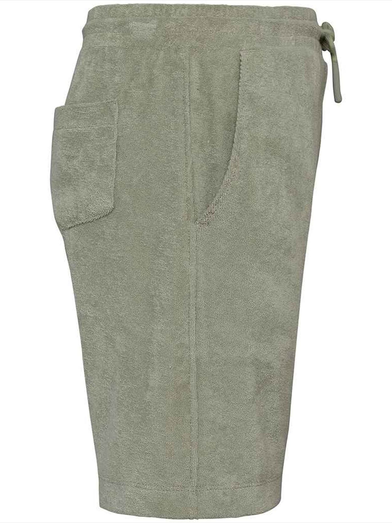 NS718 Native Spirit Kids Drawcord Terry Towel Shorts Image 3