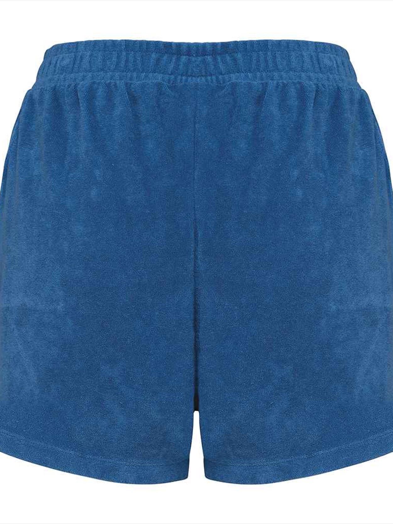 NS728 Native Spirit Ladies Terry Towel Shorts Image 2