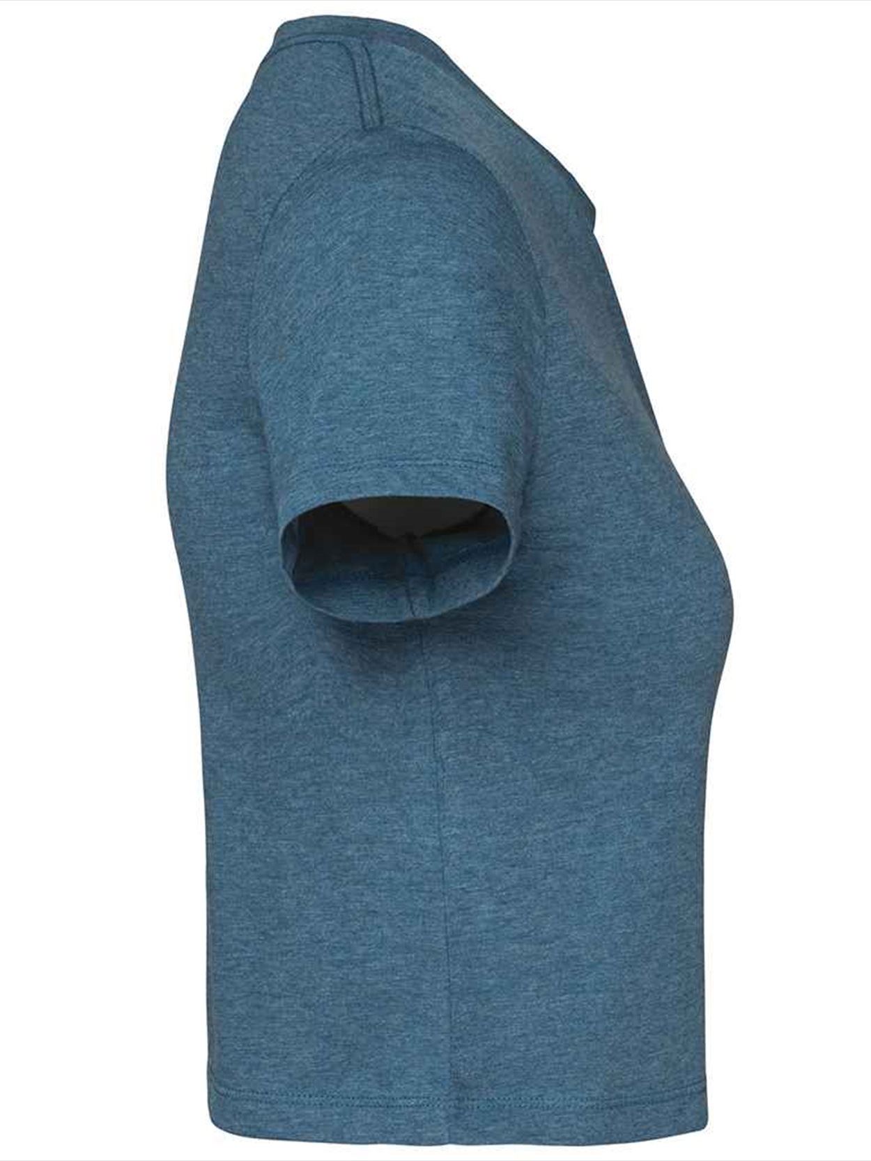 PA4022 Proact Ladies Triblend Crop Top Image 3