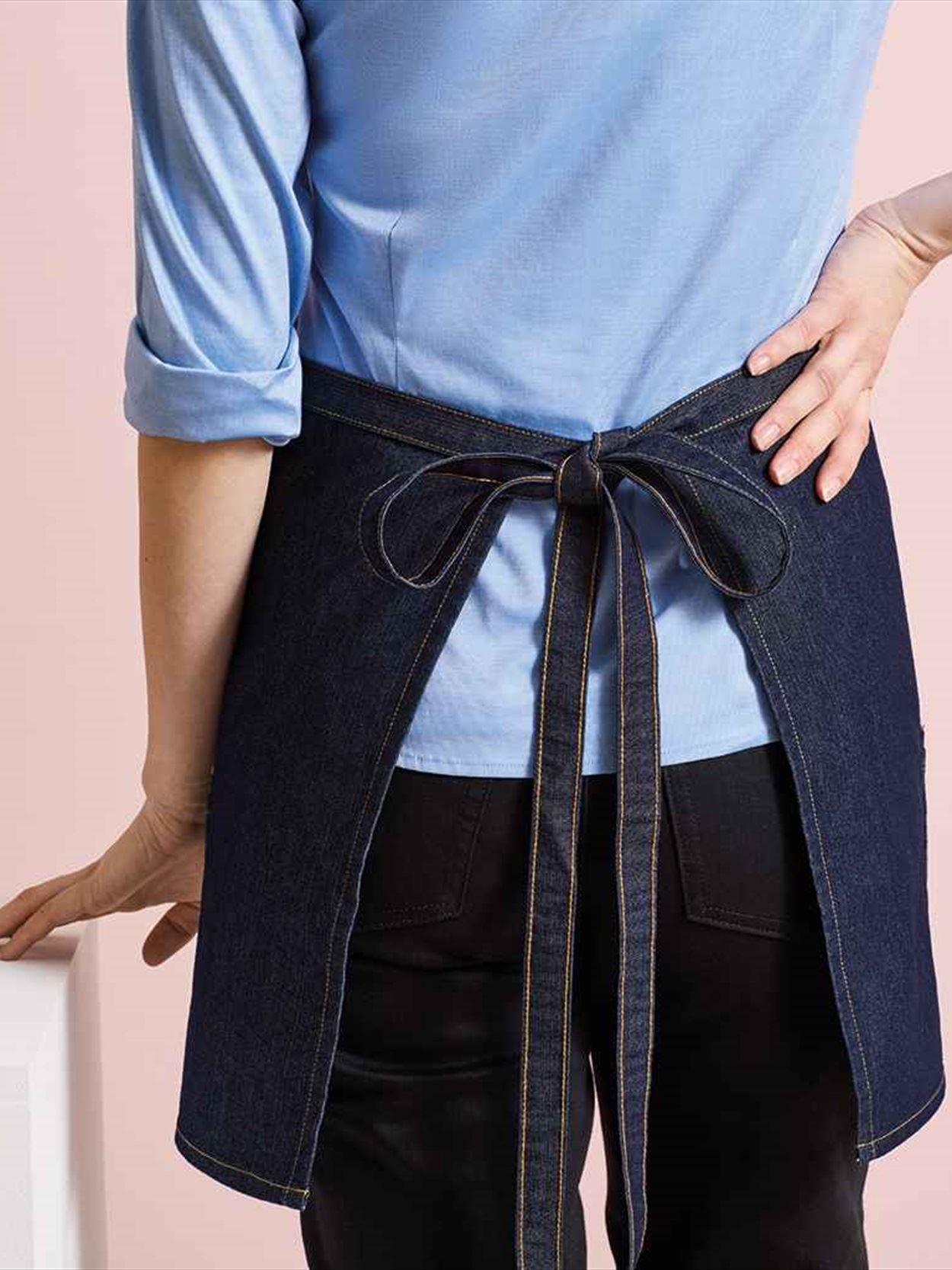 PR125 Premier Denim Waist Apron Image 1