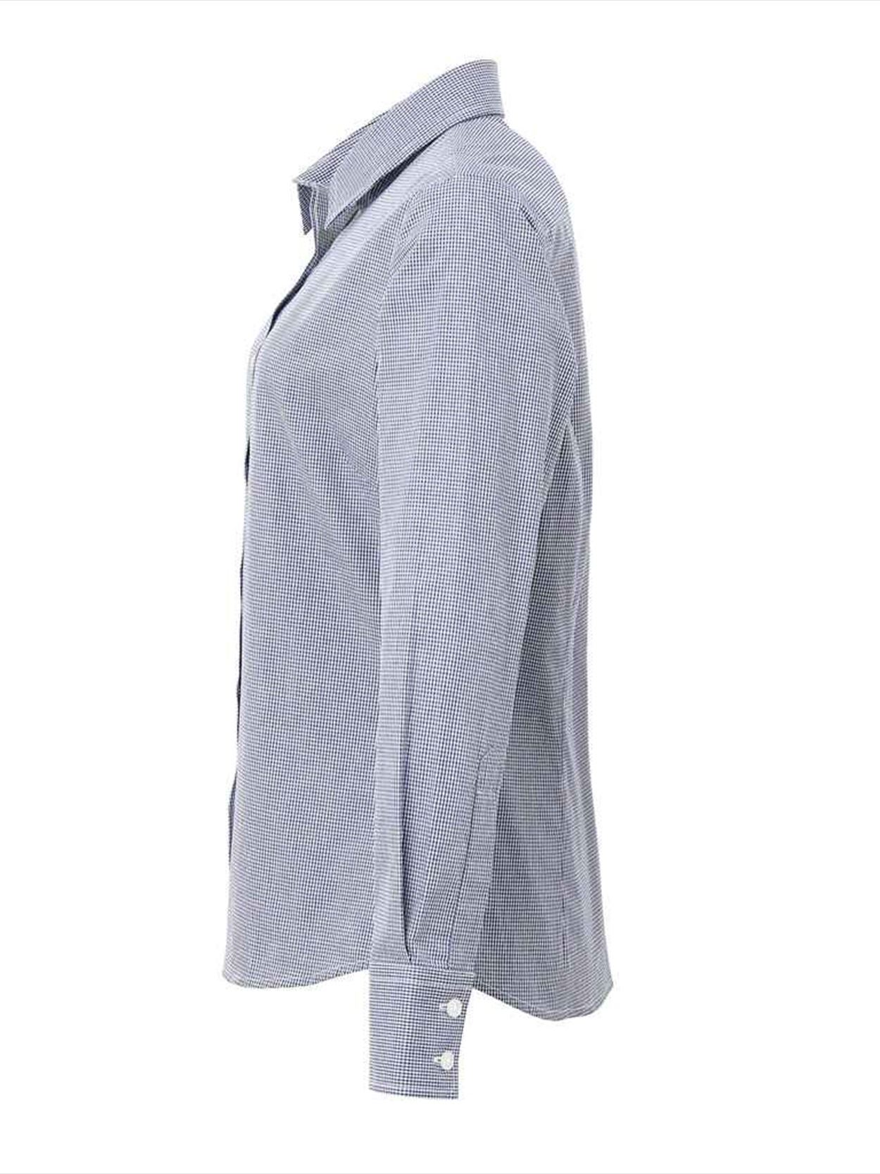 PR320 Premier Ladies Gingham Long Sleeve Shirt Image 3