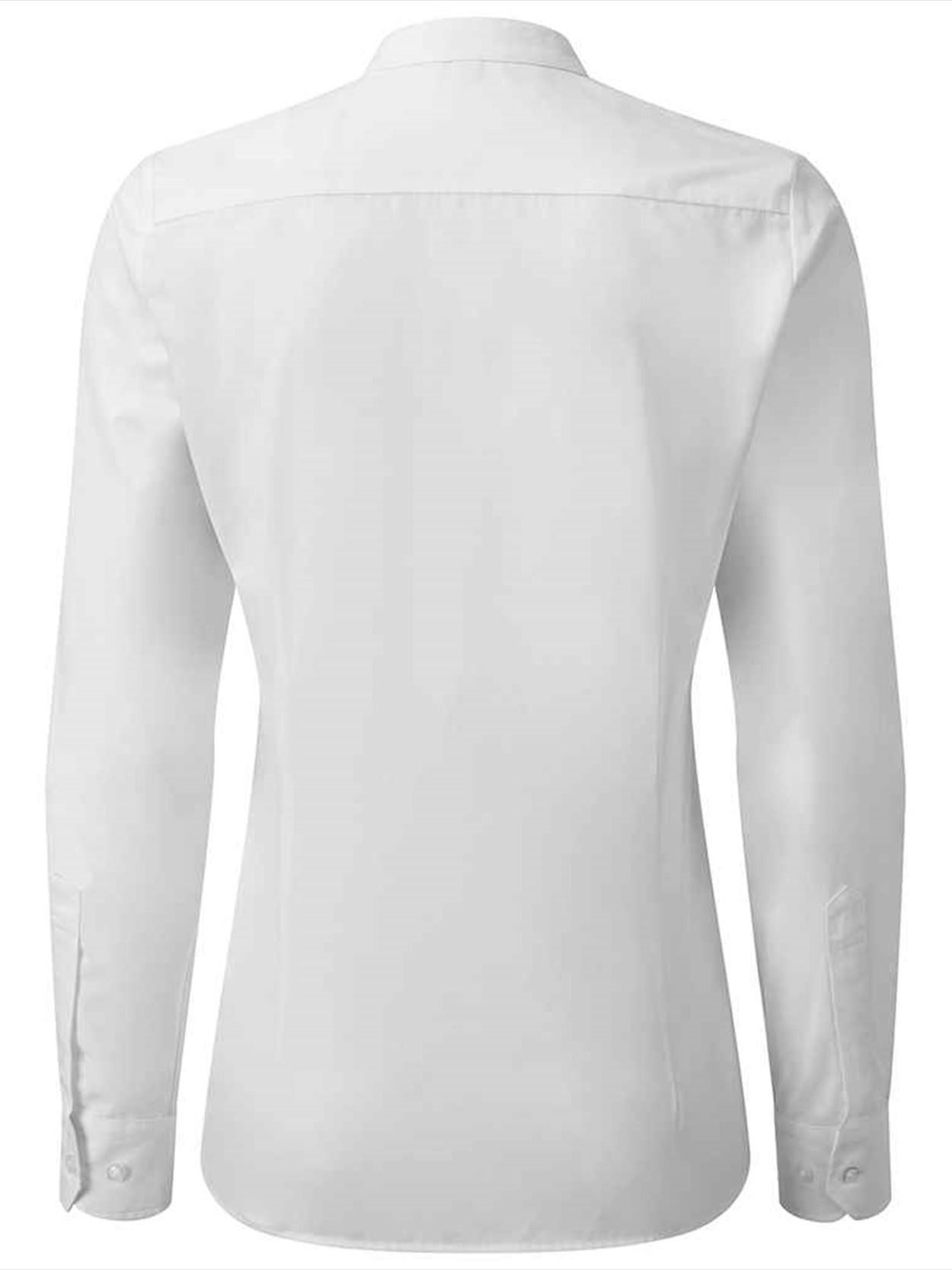 PR358 Premier Ladies Banded Collar Grandad Shirt Image 2