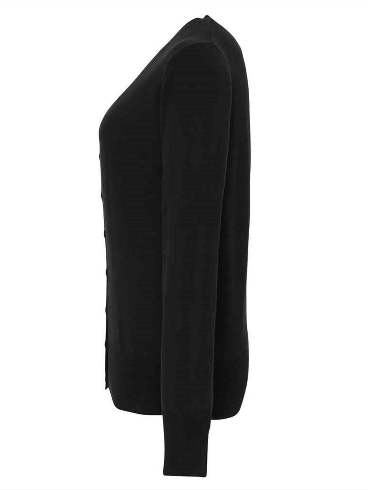 PR402 Premier Ladies Essential Acrylic V Neck Cardigan Image 3