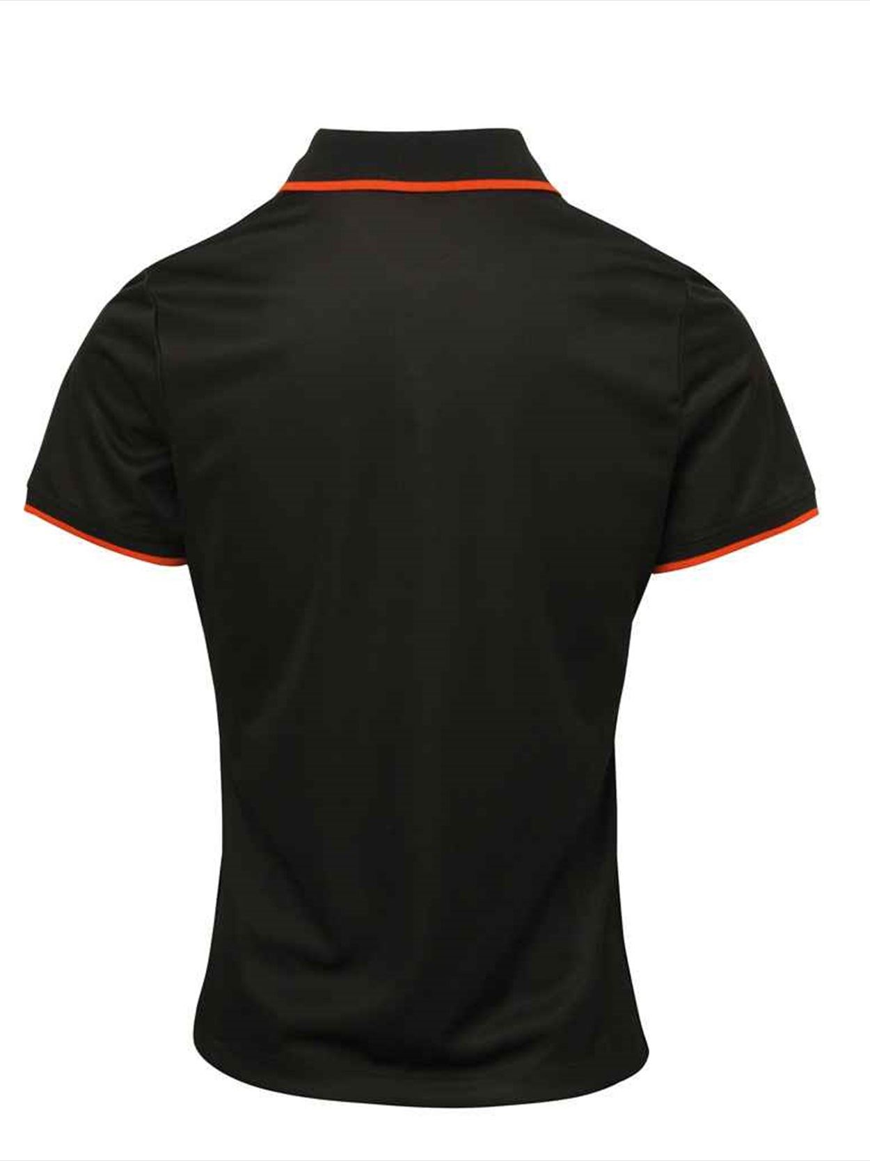 PR619 Premier Ladies Contrast Coolchecker® Piqué Polo Shirt Image 2