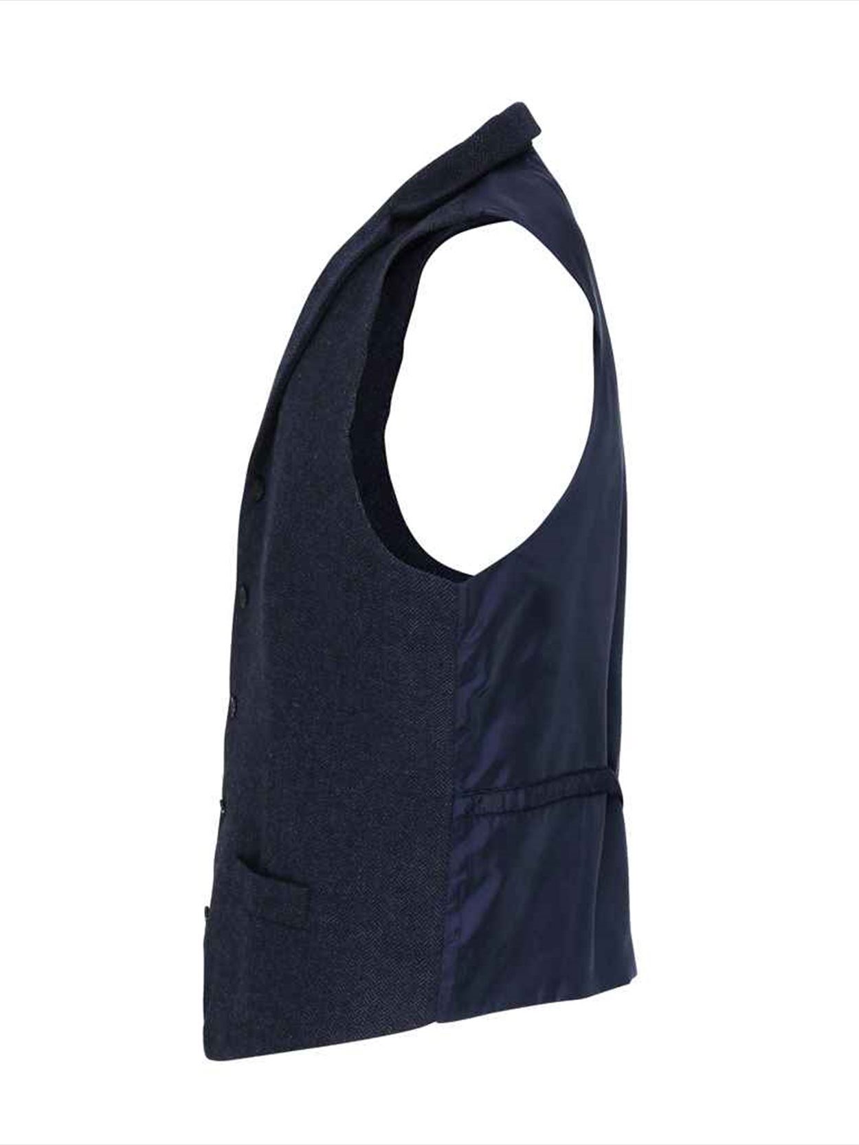 PR625 Premier Herringbone Waistcoat Image 3