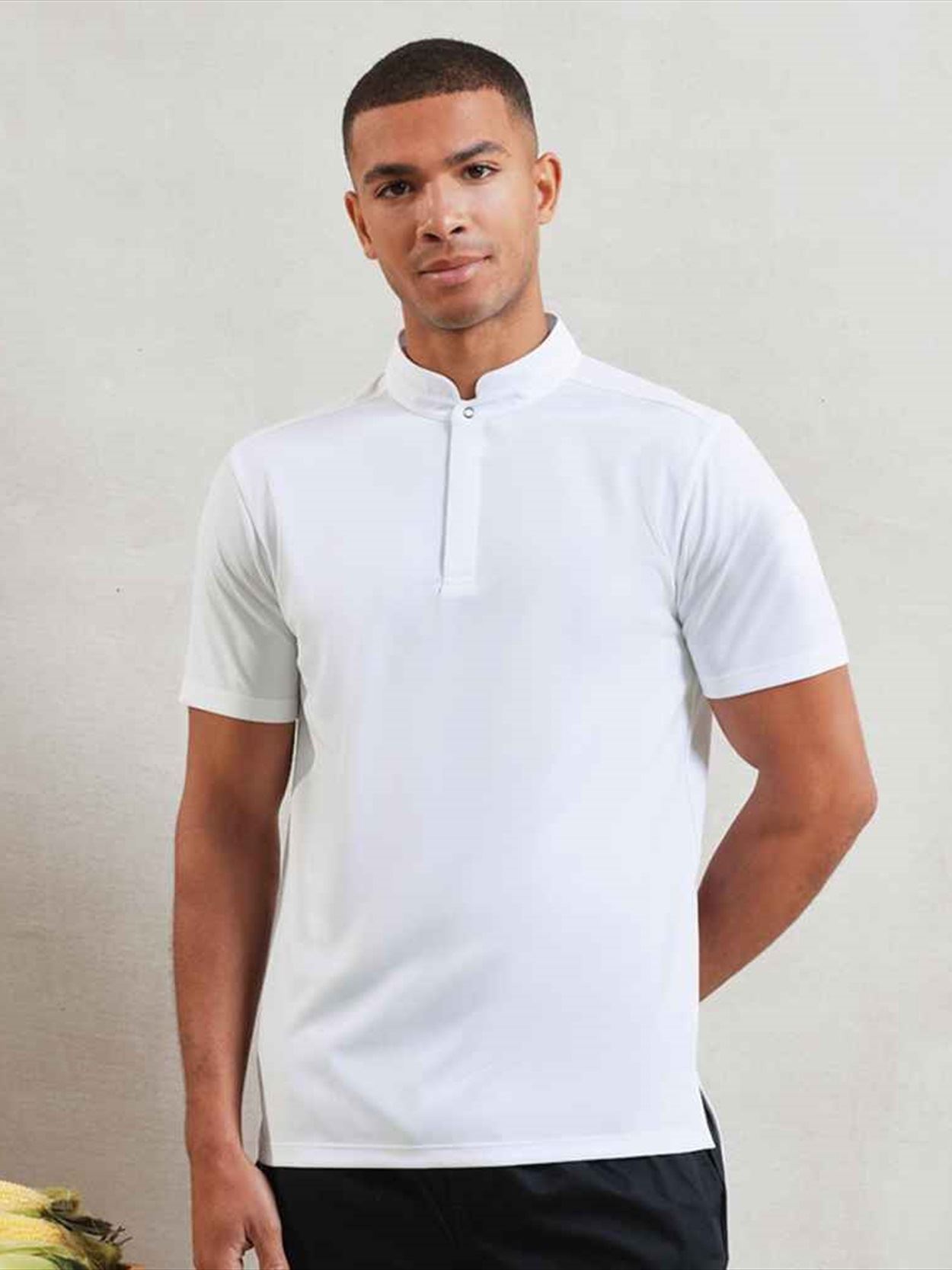 PR646 Premier Essential Coolchecker® Short Sleeve Chef's Shirt Image 2