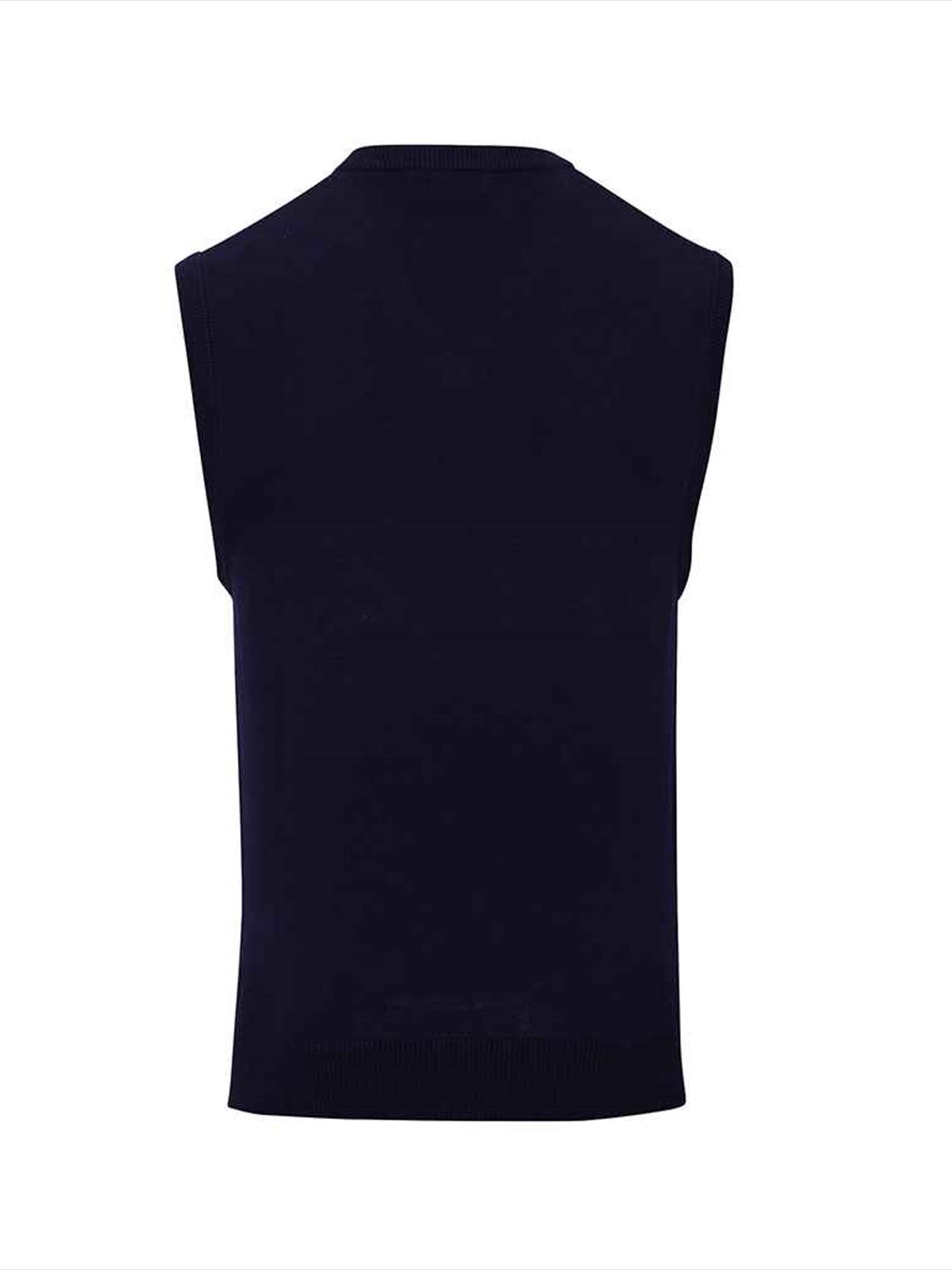 PR699 Premier Sleeveless Cotton Acrylic V Neck Sweater Image 2