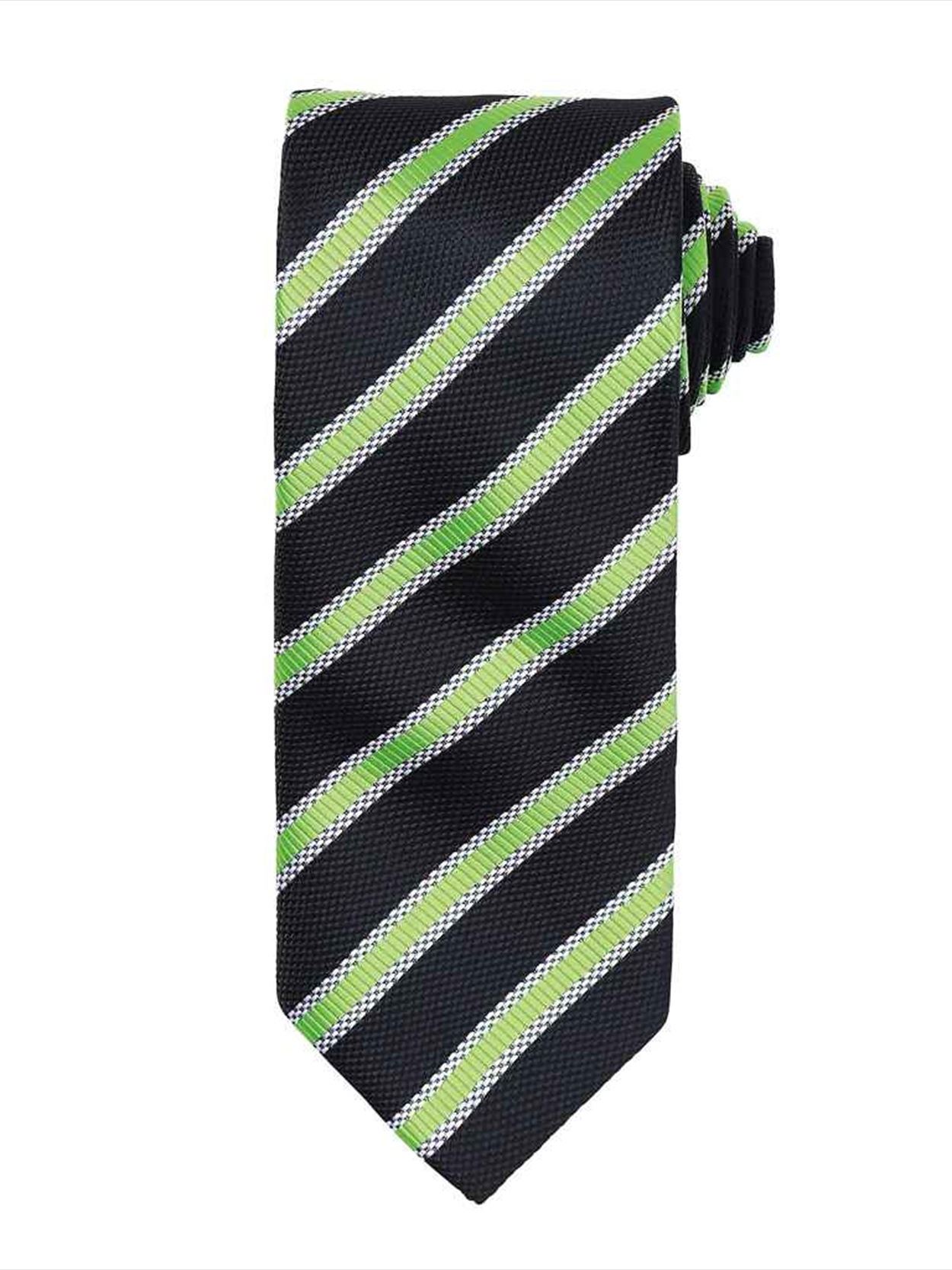 PR783 Premier Waffle Stripe Tie Image 1